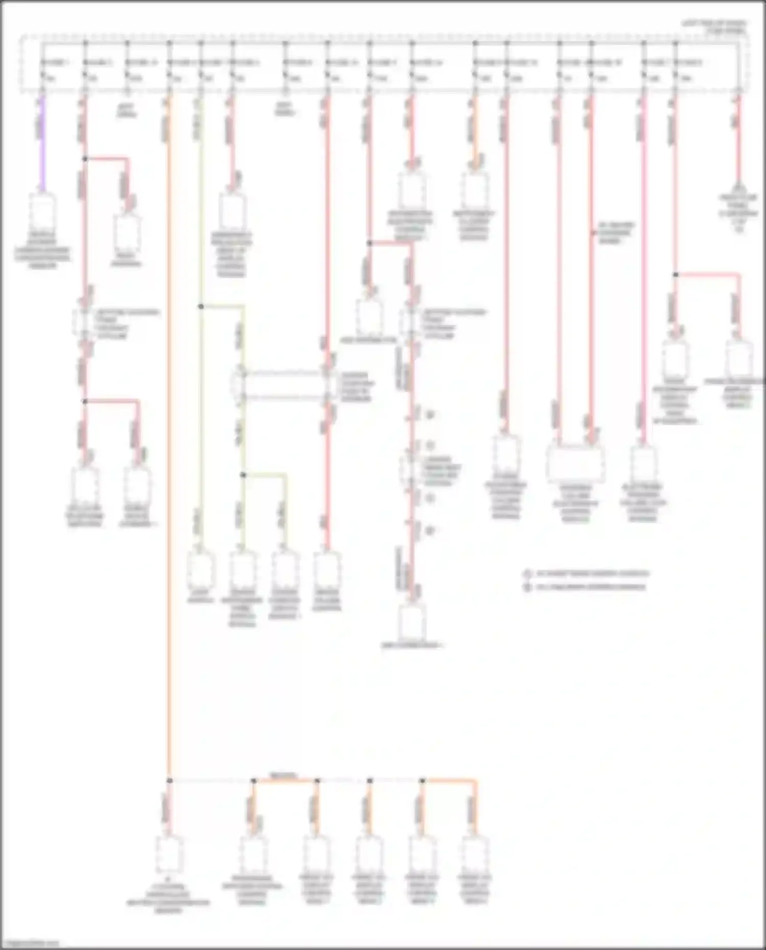 Wiring diagram light switch for Audi A8 D5 (2017-2022) (5 of 5)