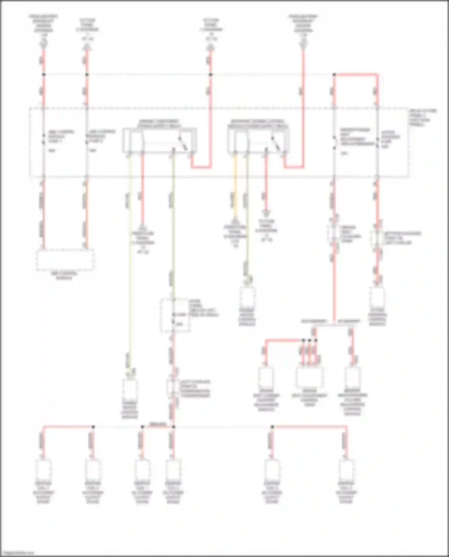 Wiring diagram memory seat/steering column adjustment control module for Audi A8 D5 (2017-2022) (6 of 6)