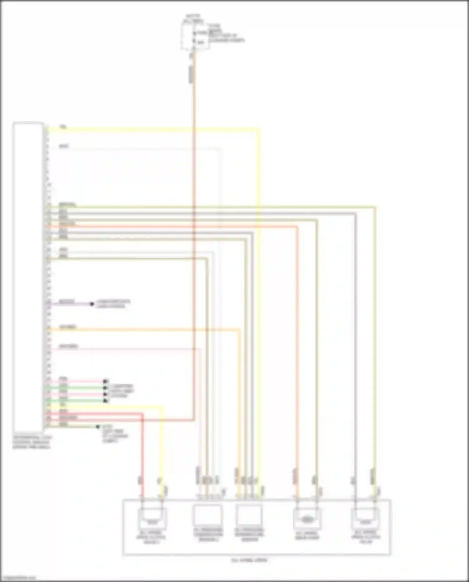 Wiring diagram oil pressure/ temperature sensor 2 for Audi A8 D5 (2017-2022) (1 of 1)