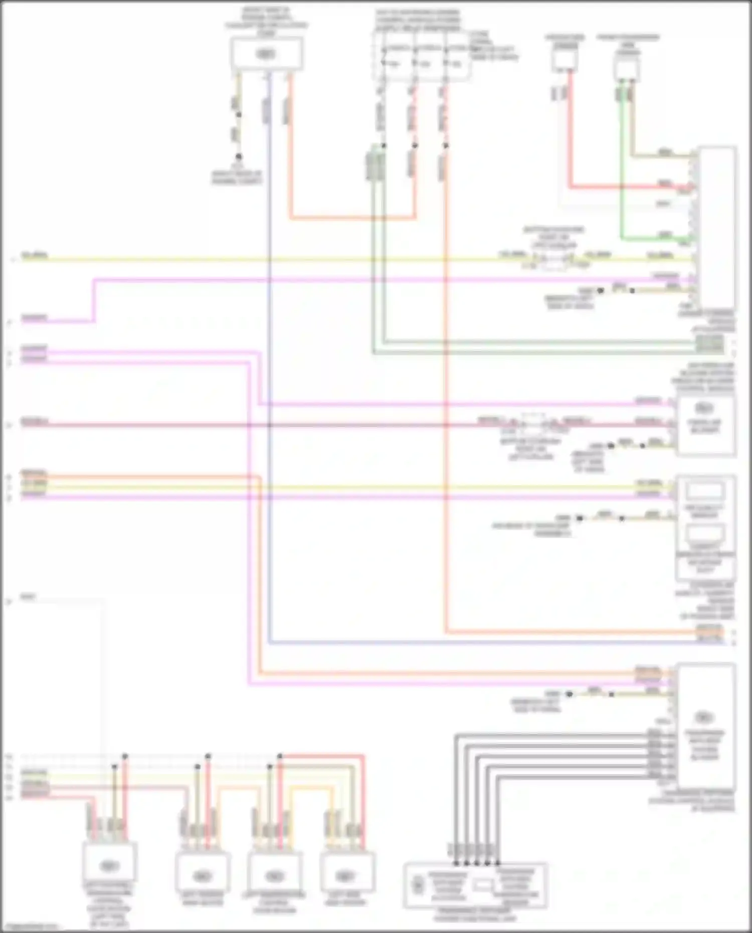 Wiring diagram red/wht for Audi A8 D5 (2017-2022) (24 of 89)