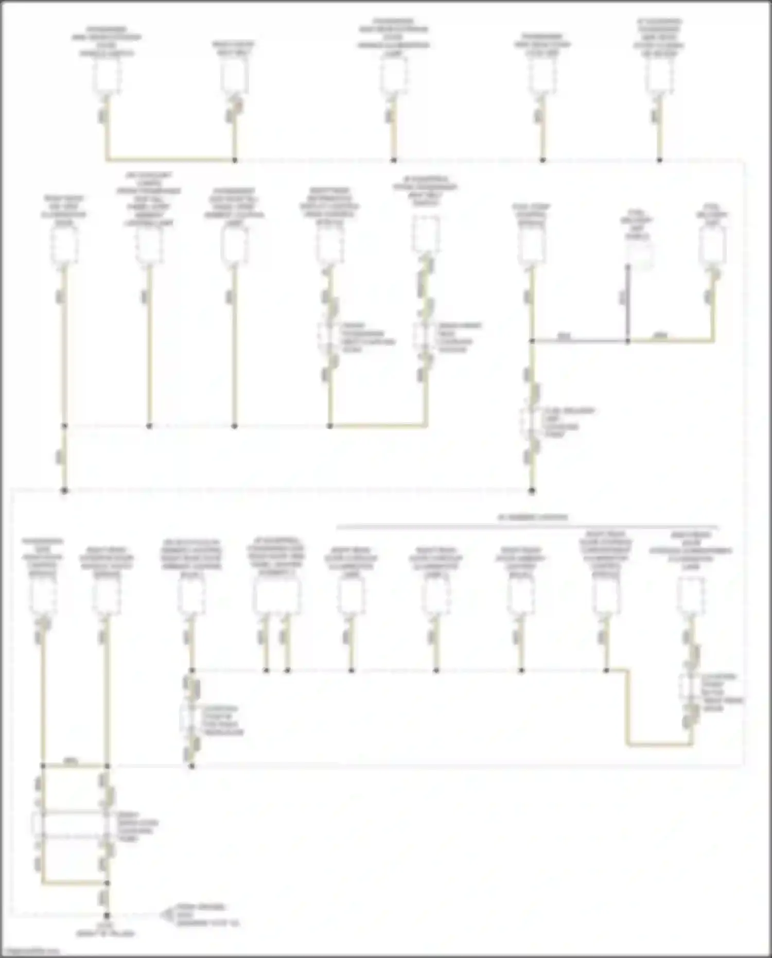 Wiring diagram right front seat coupling station for Audi A8 D5 (2017-2022) (6 of 9)