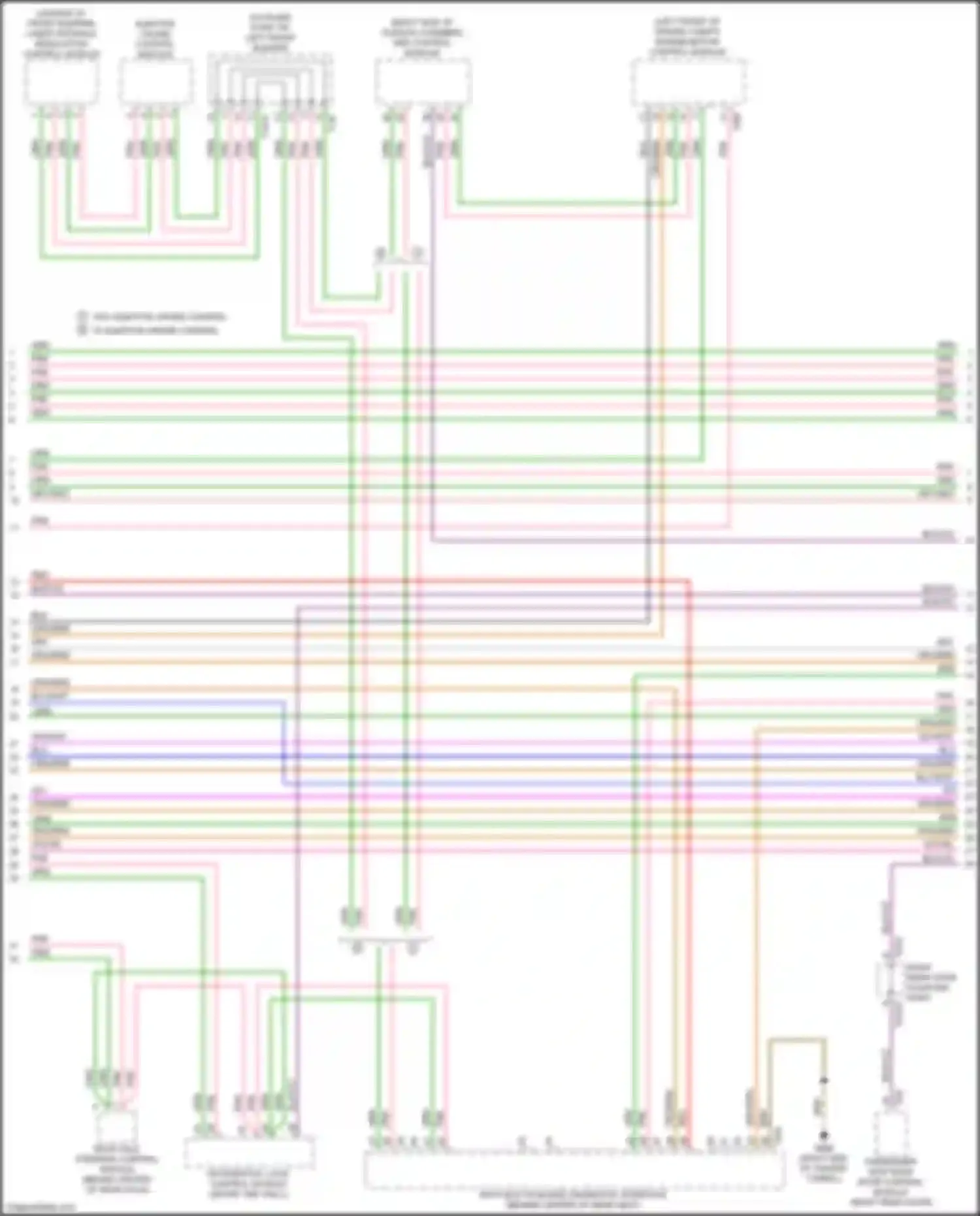 Wiring diagram right rear door coupling point for Audi A8 D5 (2017-2022) (12 of 29)