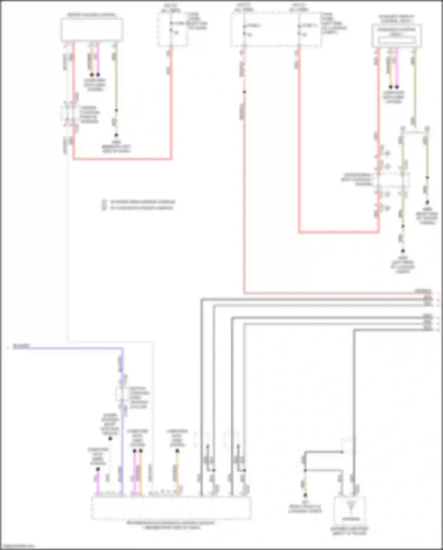 Wiring diagram sound systems for Audi A8 D5 (2017-2022) (10 of 30)