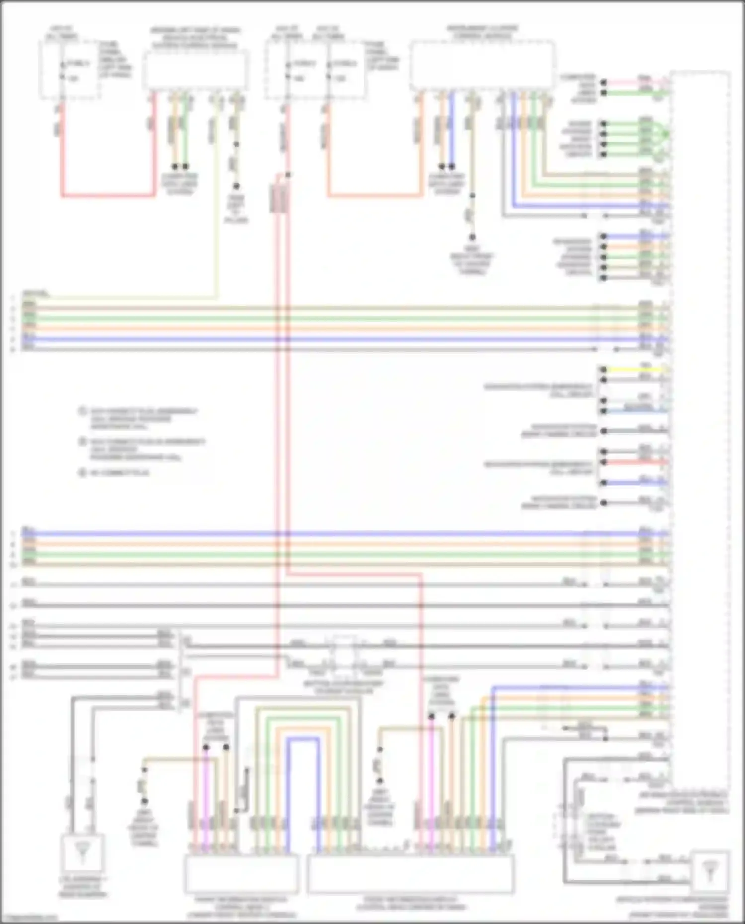 Wiring diagram vehicle electrical system control module for Audi A8 D5 (2017-2022) (42 of 48)
