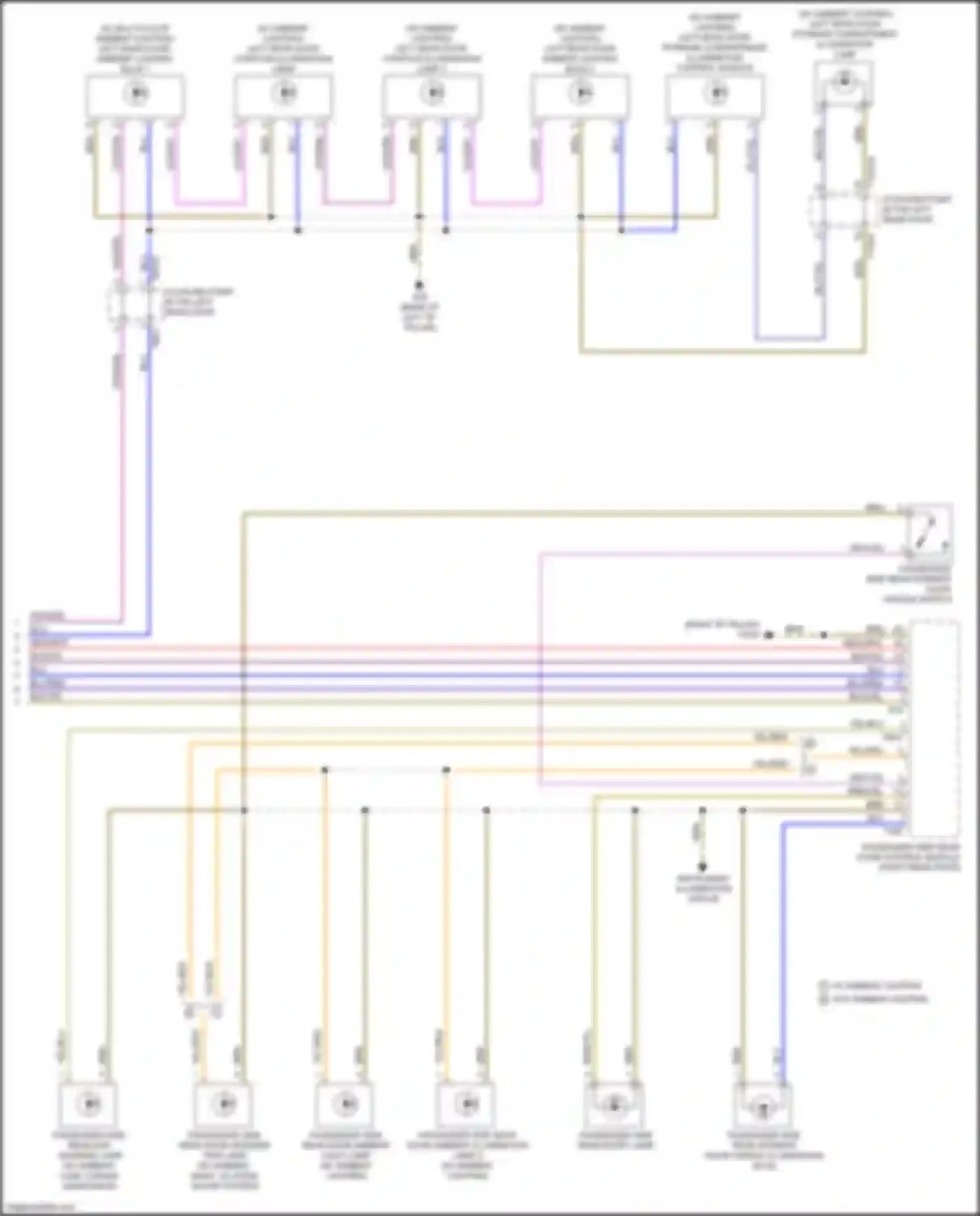 Wiring diagram yel/red for Audi A8 D5 (2017-2022) (1 of 34)