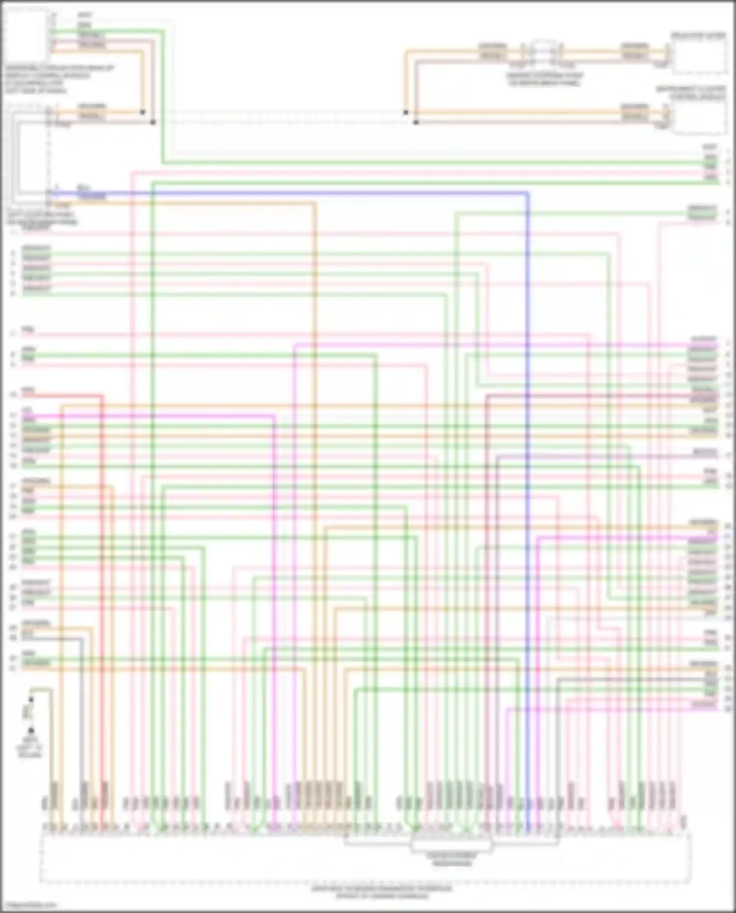 e-tron GT Audi I (2020-2024): Computer data lines circuit (3 of 6)