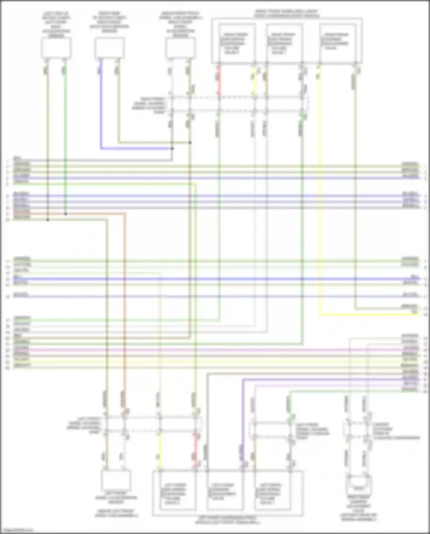 e-tron GT Audi I (2020-2024): Electronic suspension circuit (3 of 4)