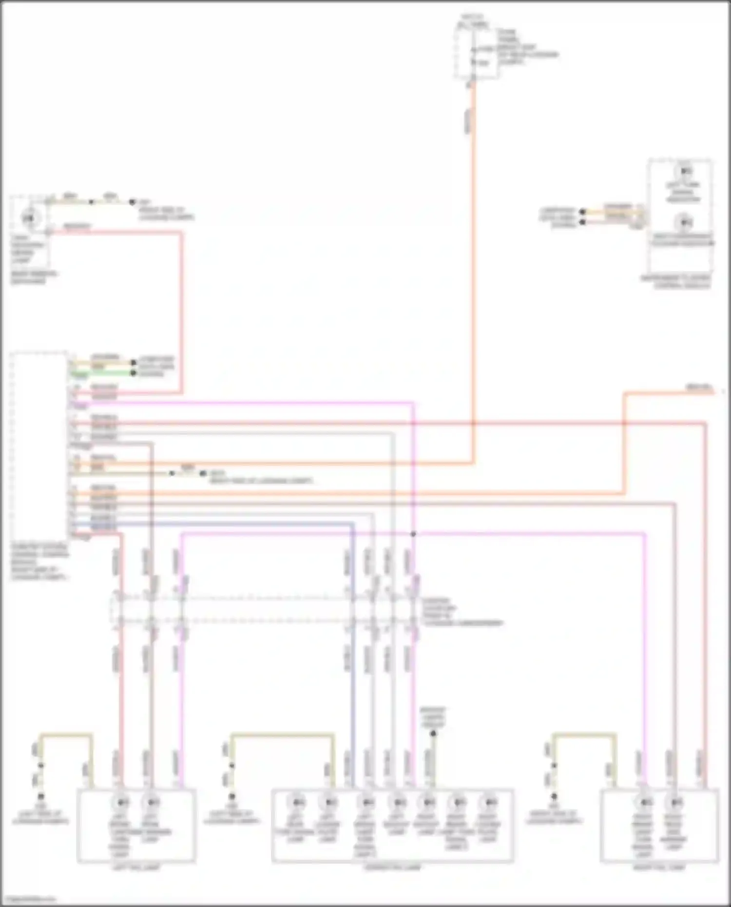e-tron GT Audi I (2020-2024): Exterior lamps circuit (1 of 3)