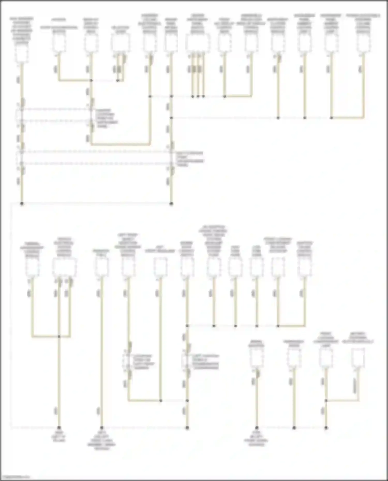 e-tron GT Audi I (2020-2024): Ground distribution circuit (3 of 6)