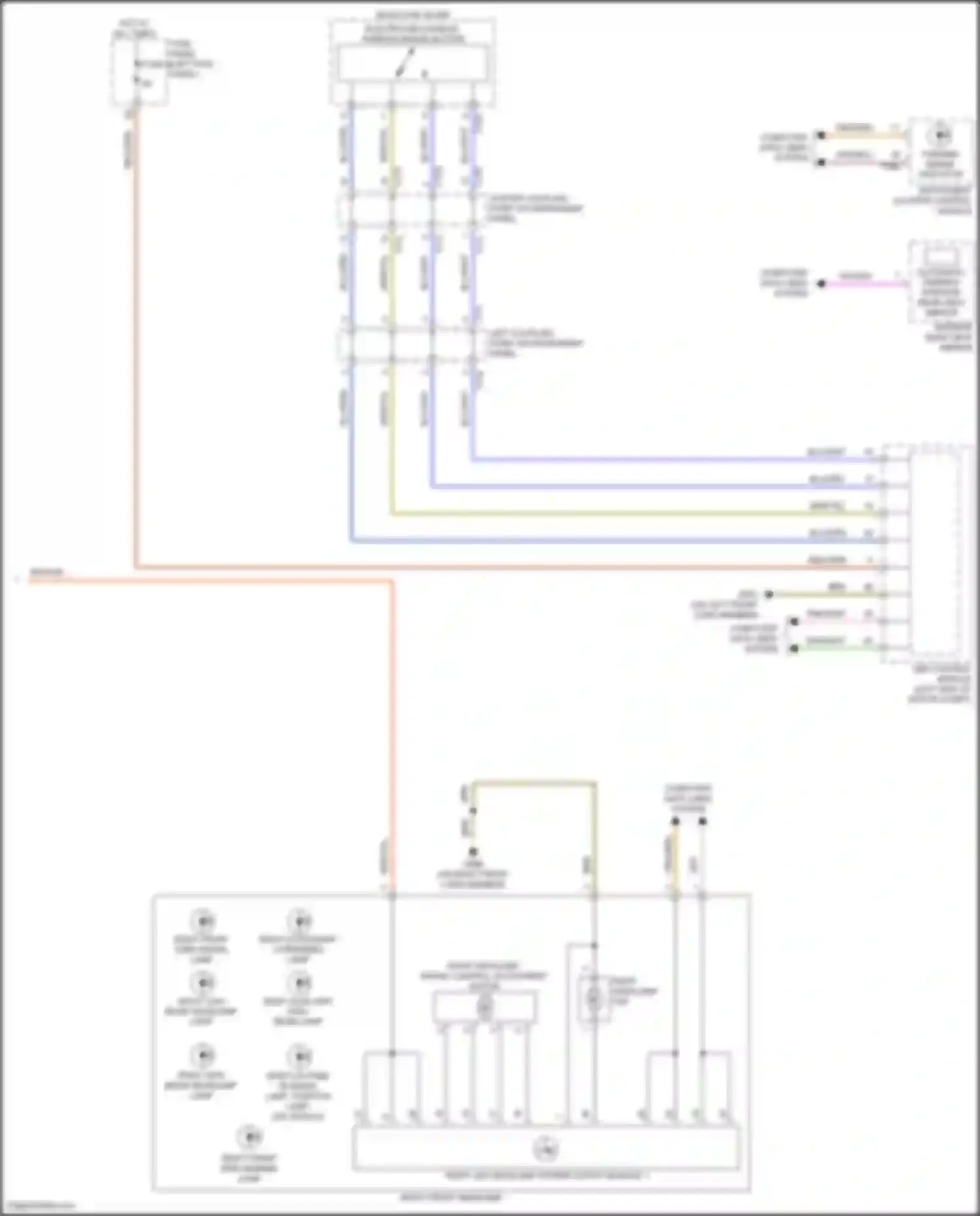 e-tron GT Audi I (2020-2024): Headlights circuit, w/ lens (2 of 2)