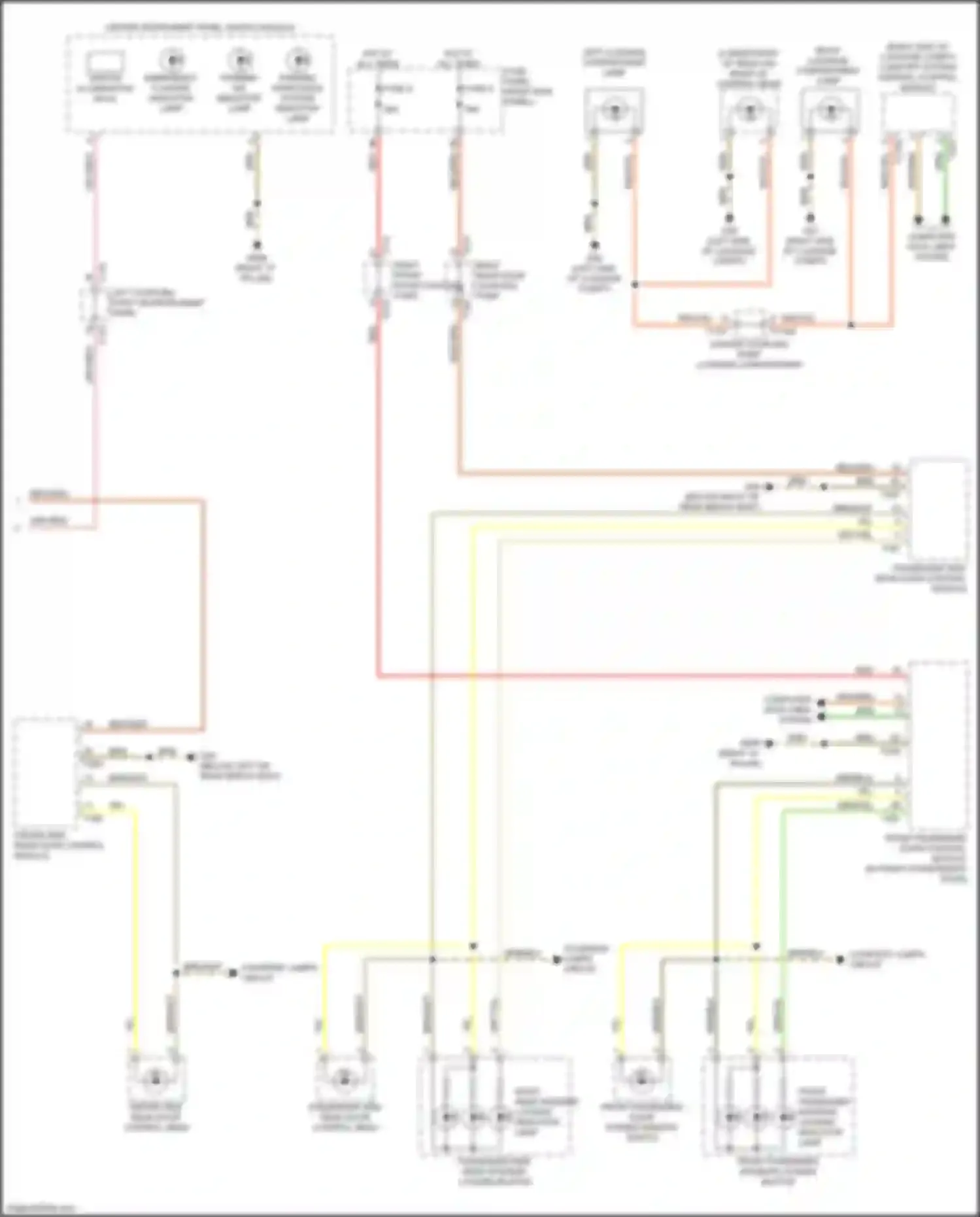 e-tron GT Audi I (2020-2024): Instrument illumination circuit (2 of 2)