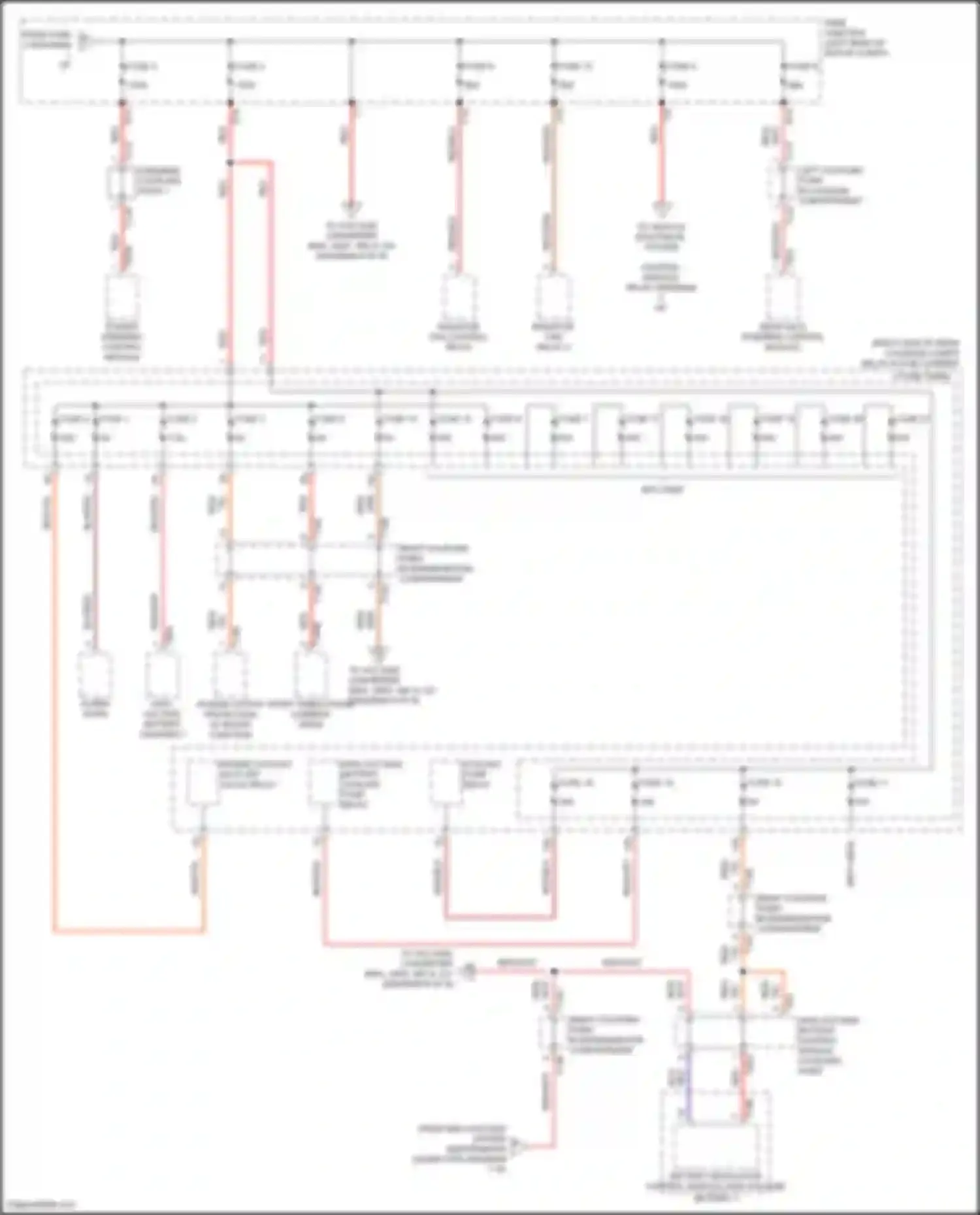 e-tron GT Audi I (2020-2024): Power distribution circuit (2 of 8)