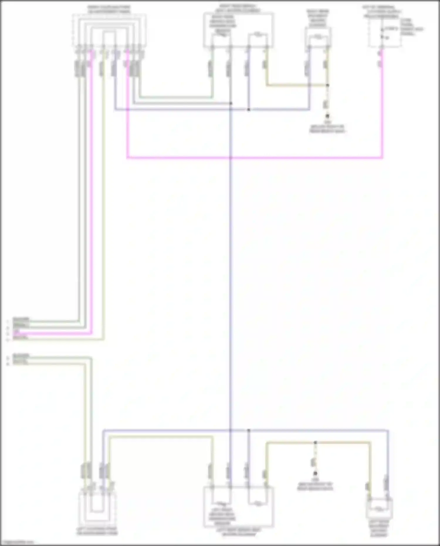 e-tron GT Audi I (2020-2024): Rear heated seats circuit (2 of 2)