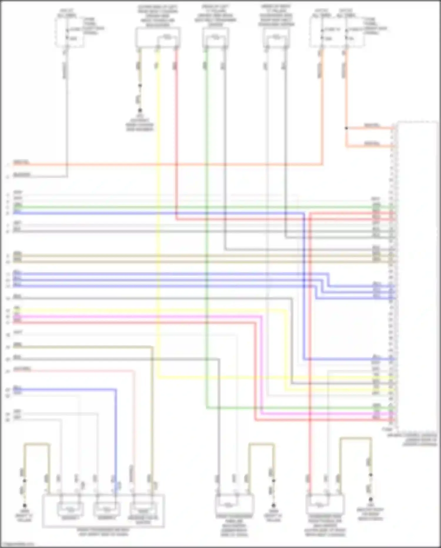 e-tron GT Audi I (2020-2024): Supplemental restraints circuit (5 of 5)
