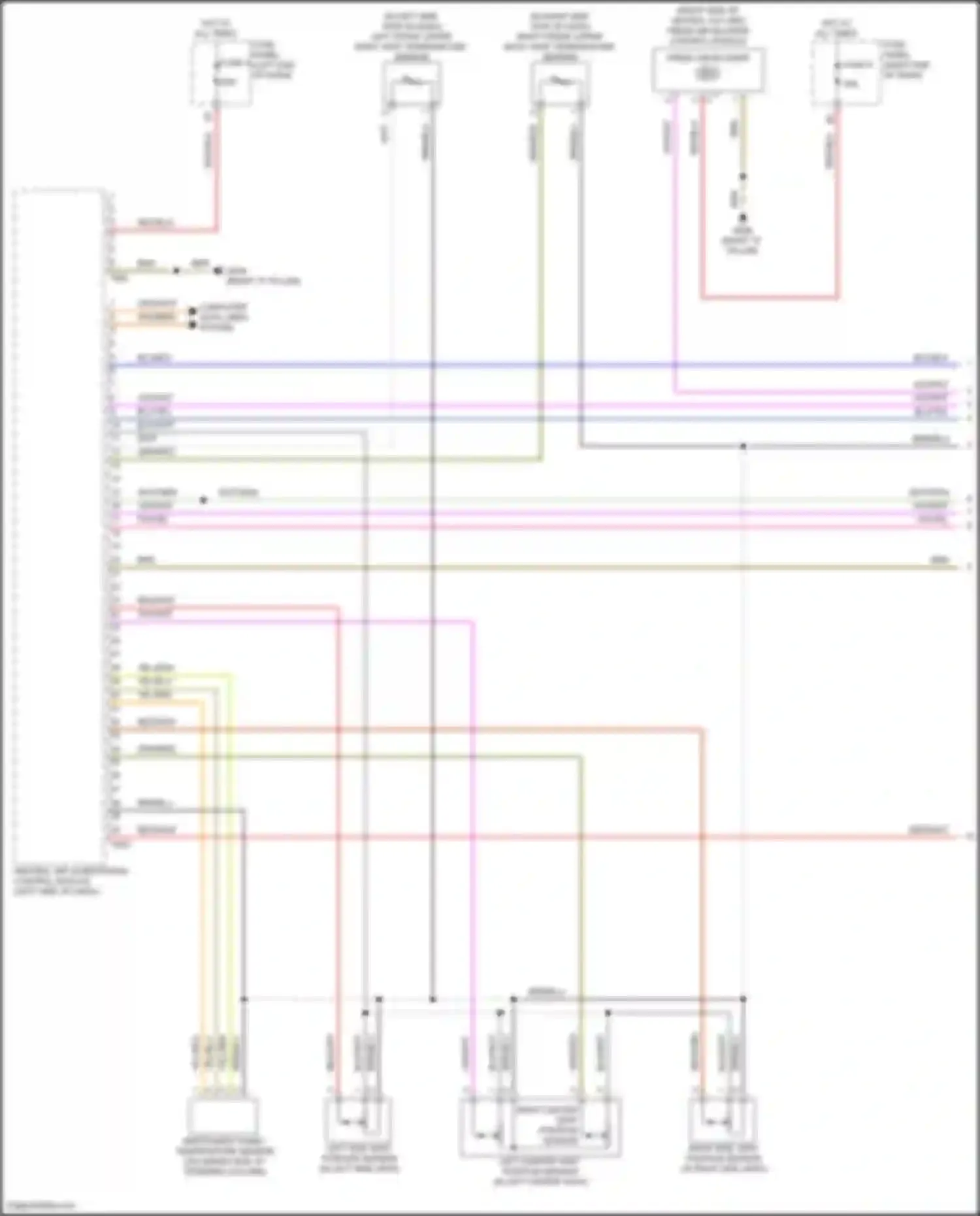 Wiring diagram blu/blk for Audi e-tron GT I (2020-2024) (1 of 30)