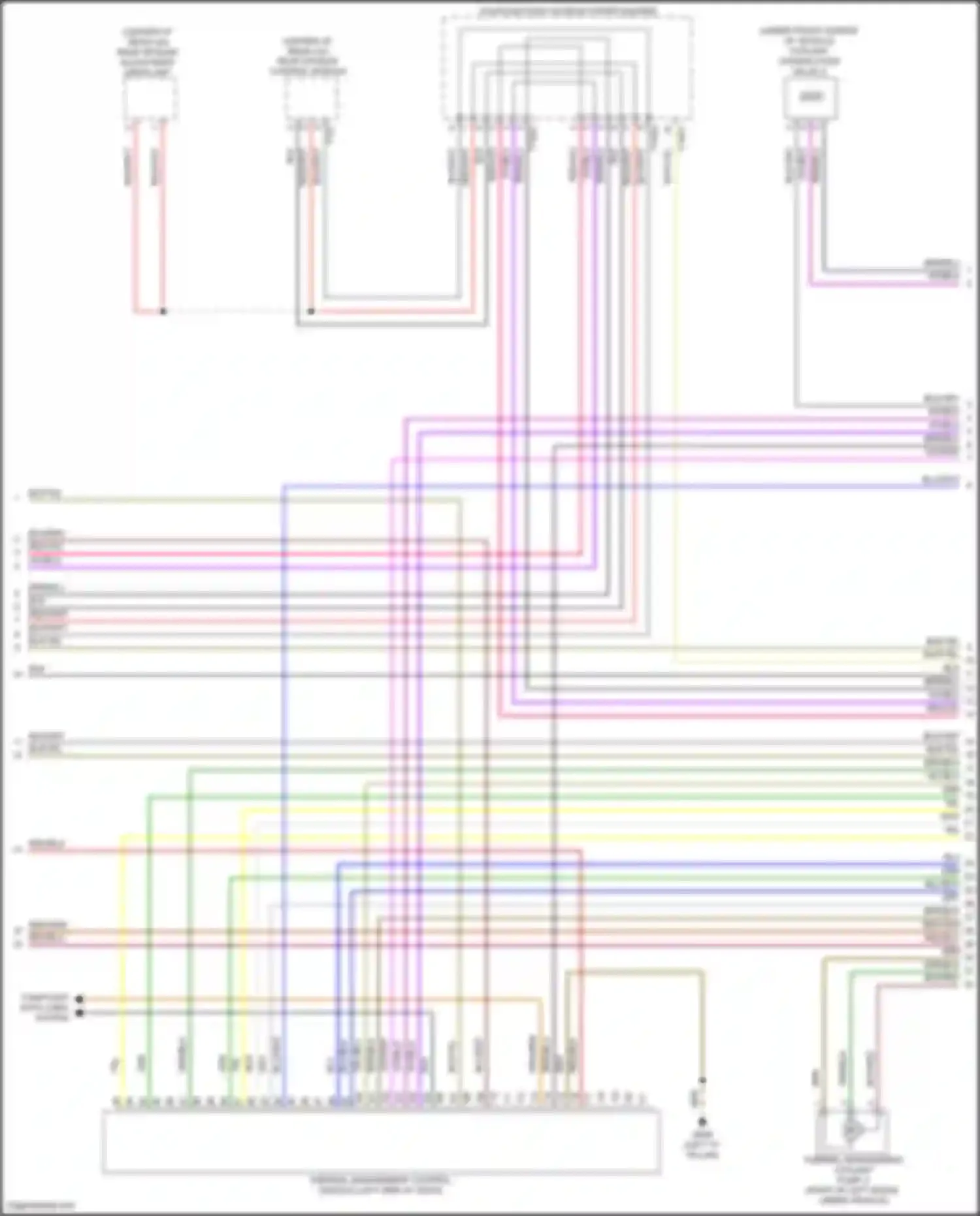 Wiring diagram blu/wht for Audi e-tron GT I (2020-2024) (22 of 24)