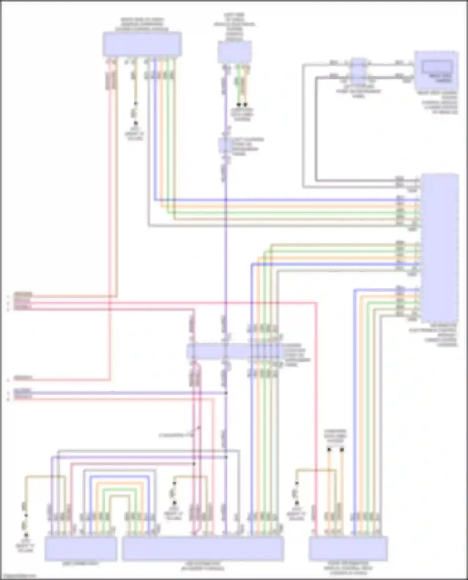 Wiring diagram computer data lines system for Audi e-tron GT I (2020-2024) (64 of 107)