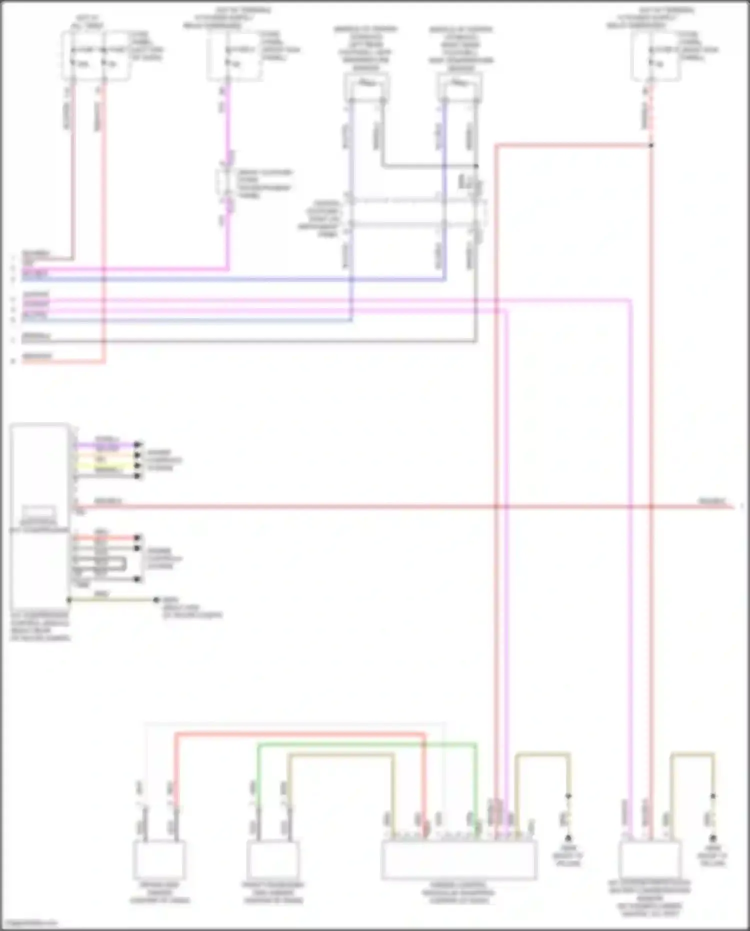 Wiring diagram driver side ionizer for Audi e-tron GT I (2020-2024) (1 of 1)