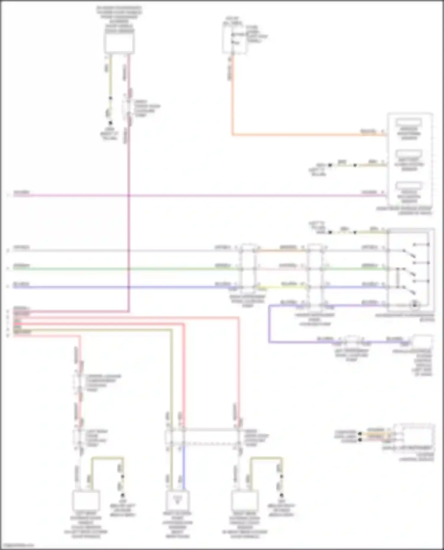 Wiring diagram fuse panel b for Audi e-tron GT I (2020-2024) (11 of 20)