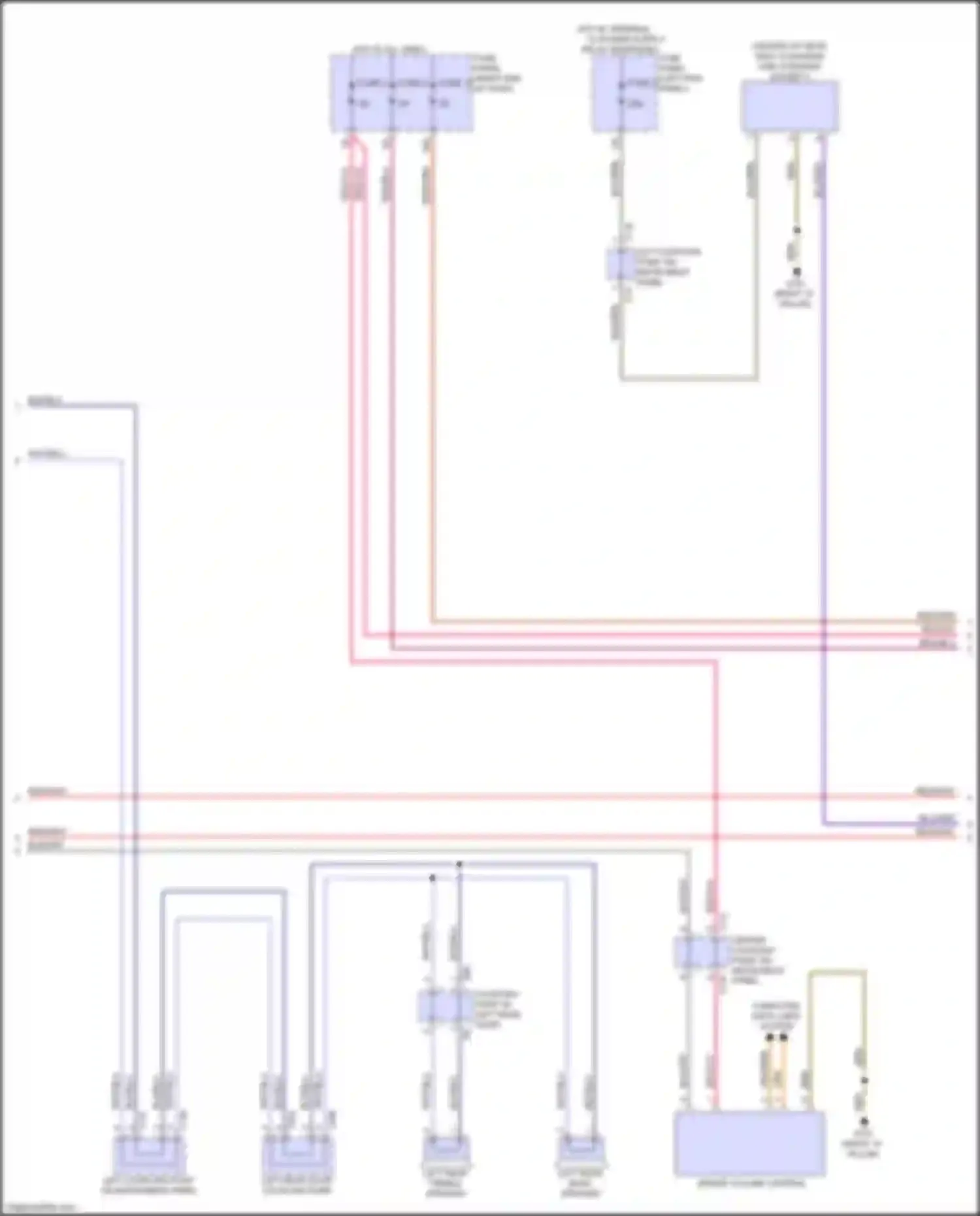 Wiring diagram left coupling point on instrument panel for Audi e-tron GT I (2020-2024) (26 of 46)