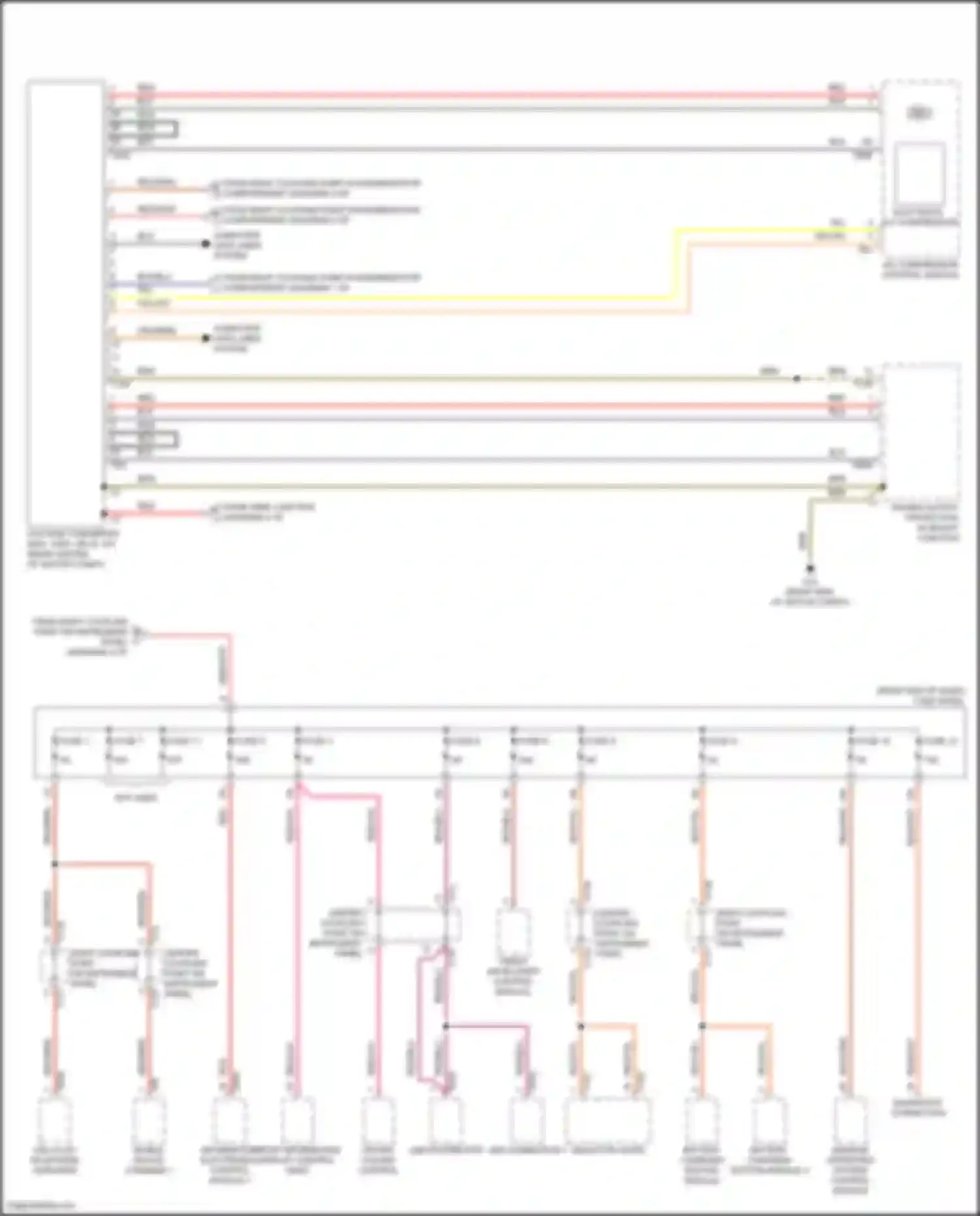 Wiring diagram not used for Audi e-tron GT I (2020-2024) (3 of 4)