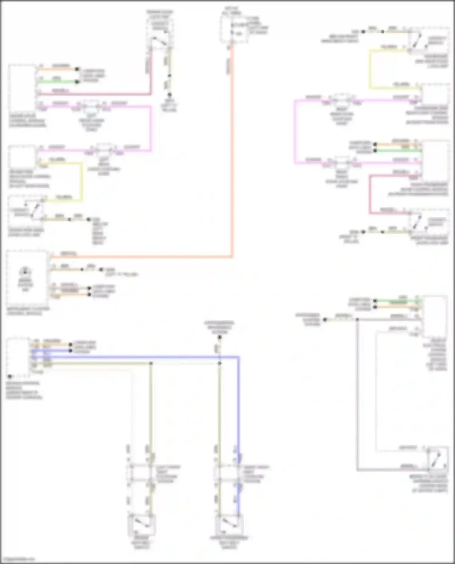 Wiring diagram org/blu for Audi e-tron GT I (2020-2024) (4 of 22)