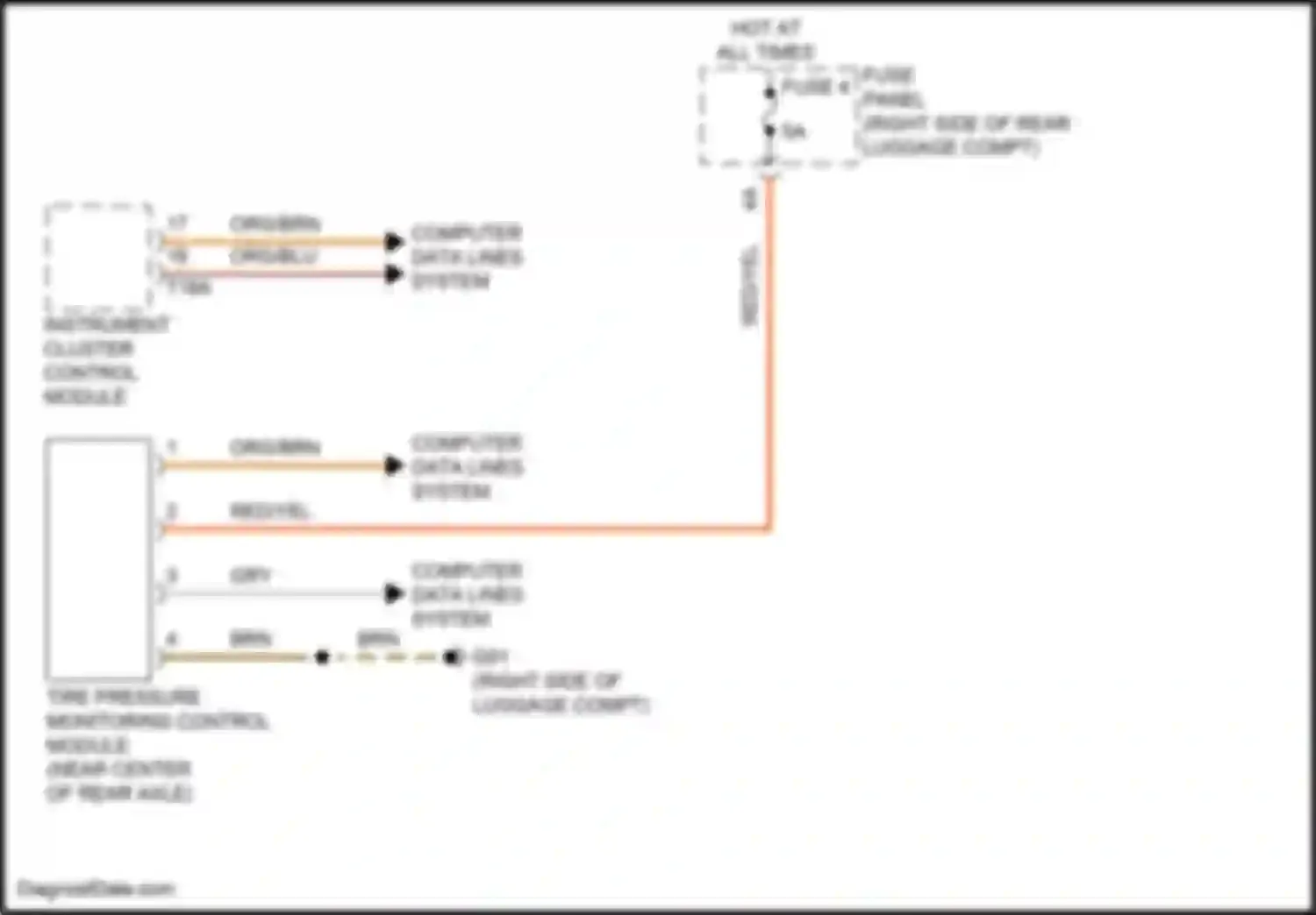 Wiring diagram org/brn for Audi e-tron GT I (2020-2024) (9 of 107)