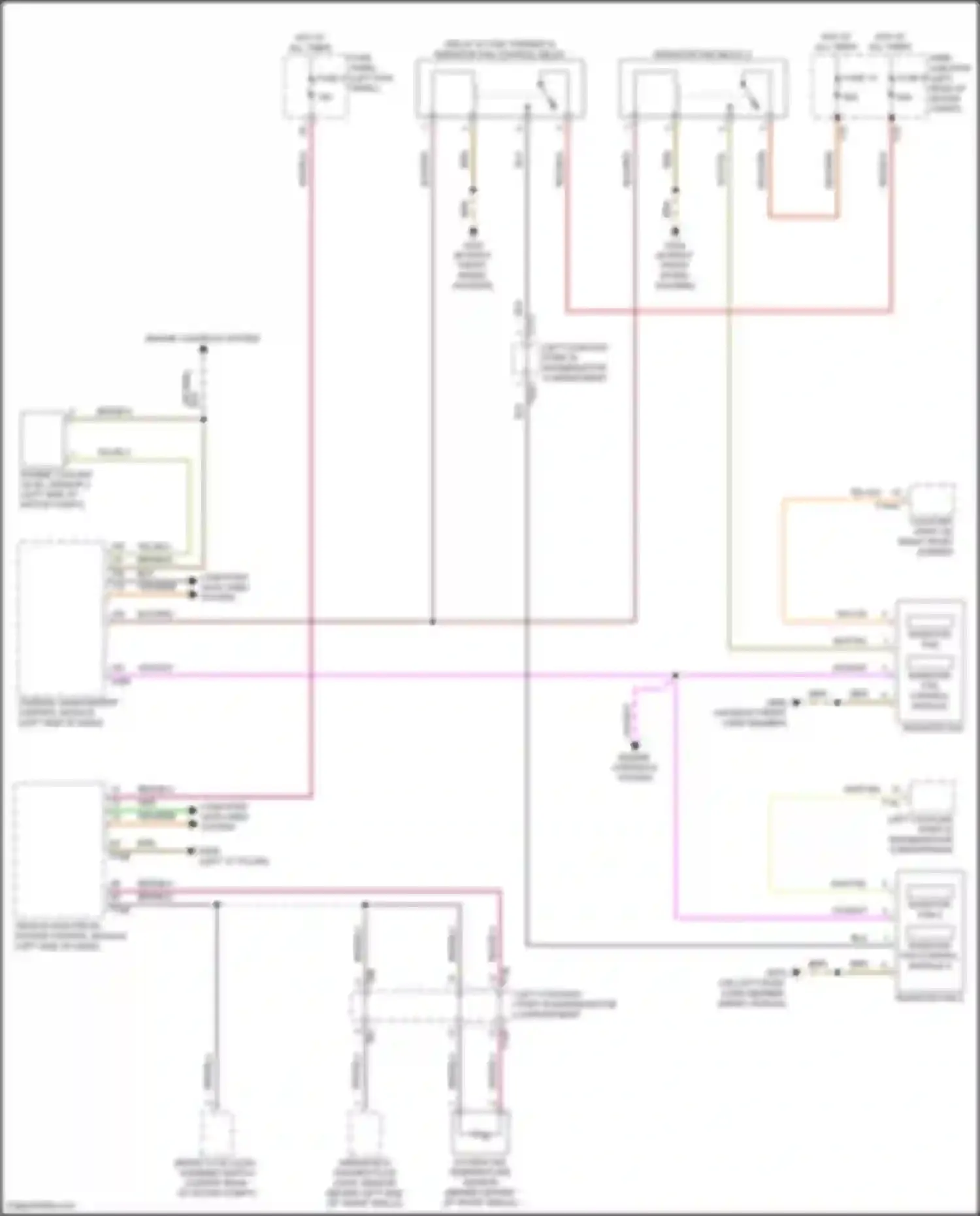 Wiring diagram outside air temperature sensor for Audi e-tron GT I (2020-2024) (2 of 3)