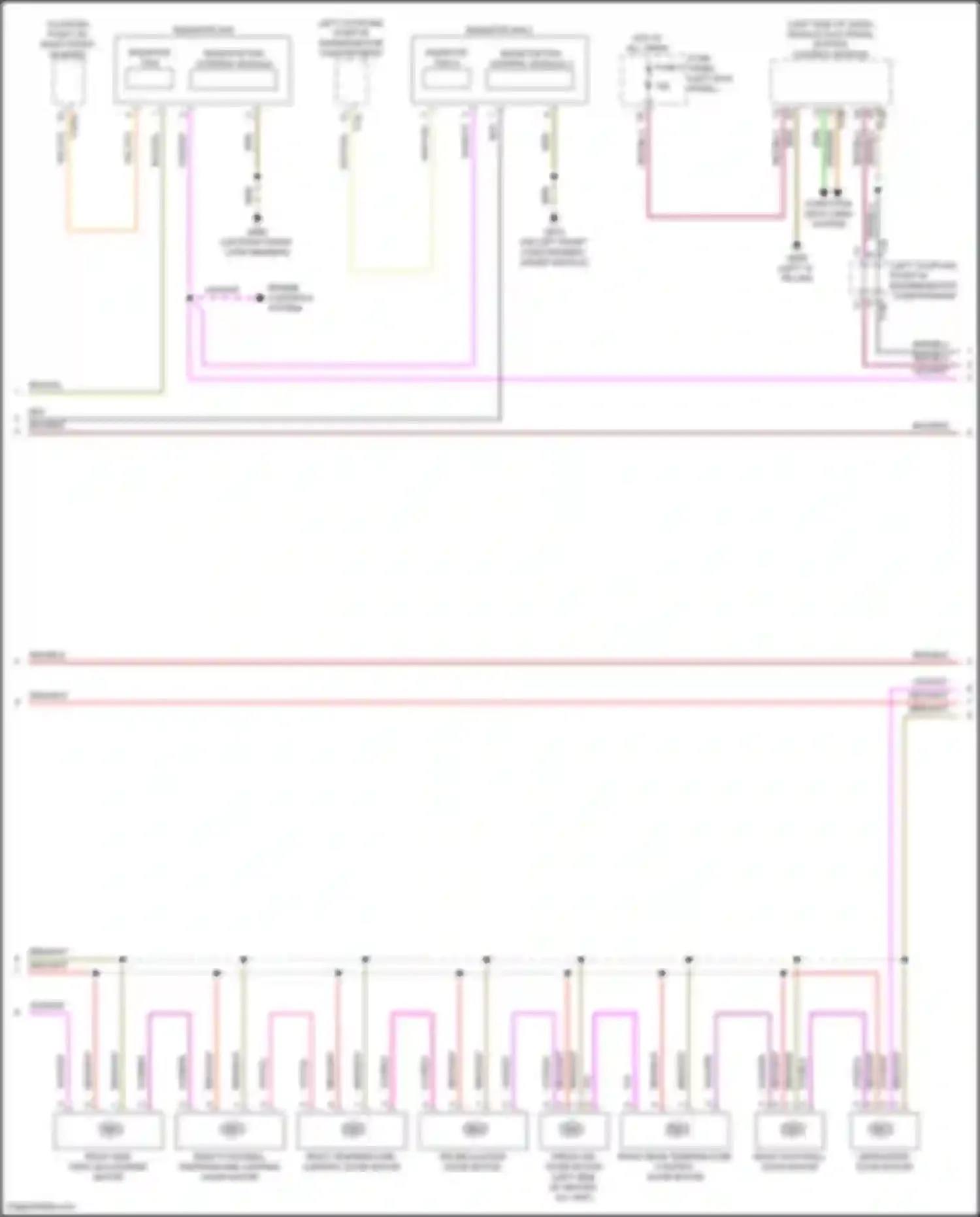 Wiring diagram radiator fan 2 for Audi e-tron GT I (2020-2024) (1 of 4)
