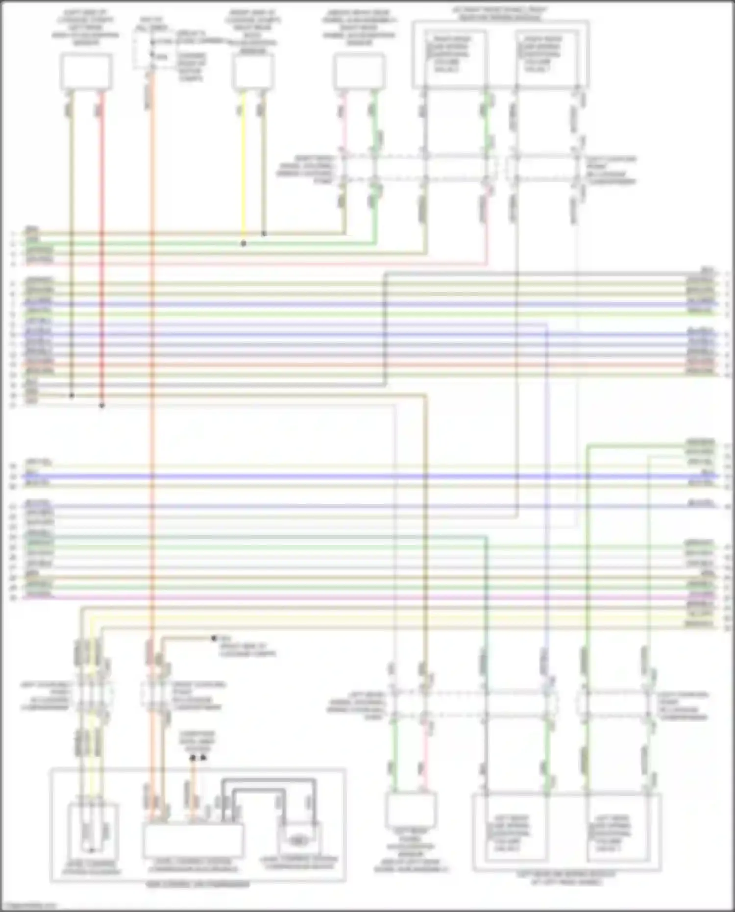 Wiring diagram red for Audi e-tron GT I (2020-2024) (72 of 82)