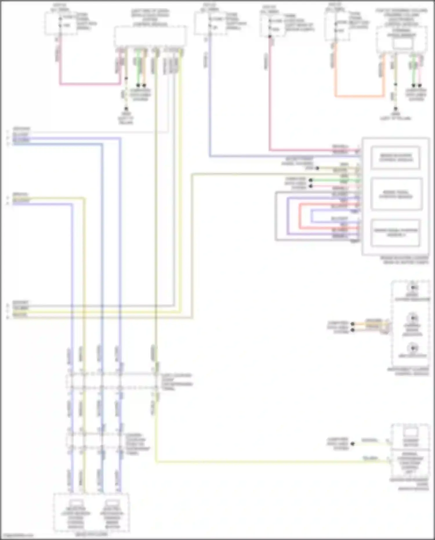 Wiring diagram red for Audi e-tron GT I (2020-2024) (23 of 82)