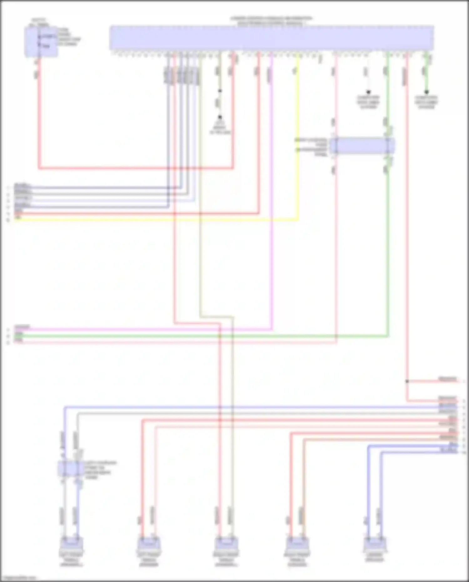 Wiring diagram red for Audi e-tron GT I (2020-2024) (34 of 82)