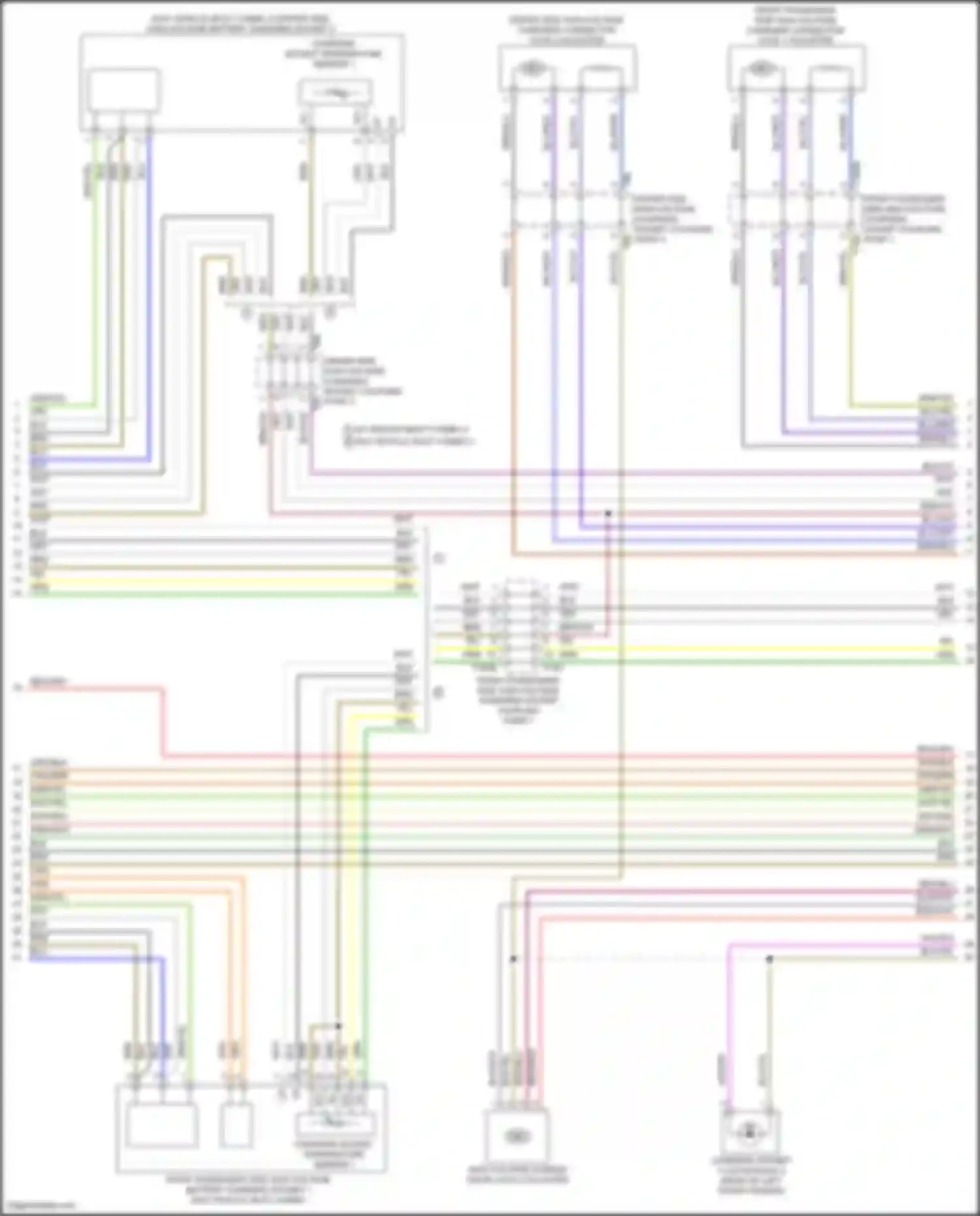 Wiring diagram vio/gry for Audi e-tron GT I (2020-2024) (31 of 34)