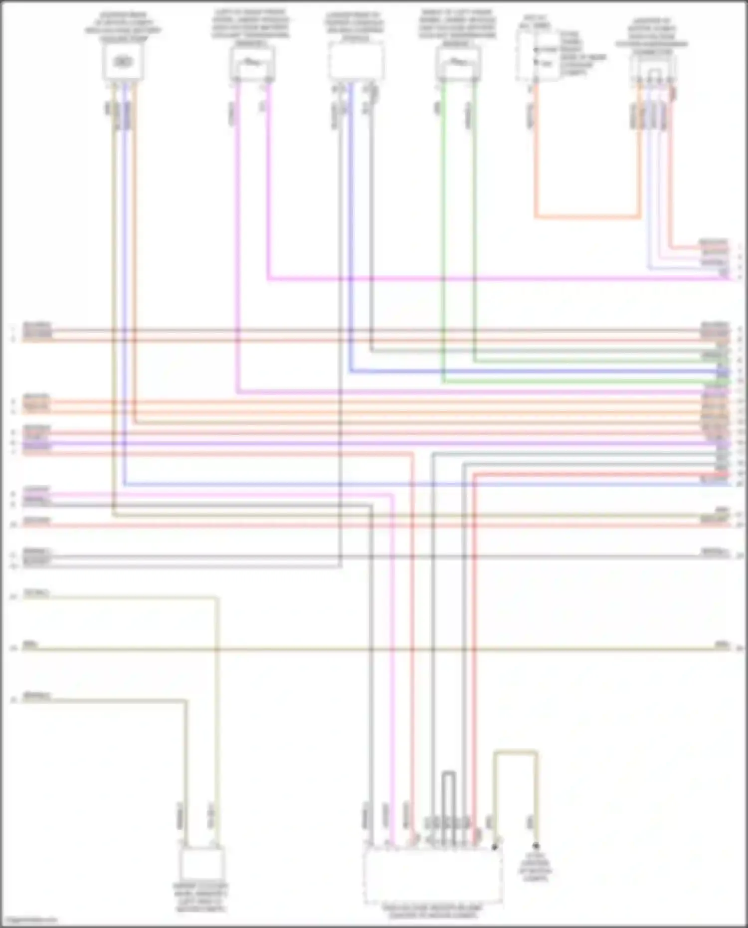 Wiring diagram yel/blu for Audi e-tron GT I (2020-2024) (15 of 15)