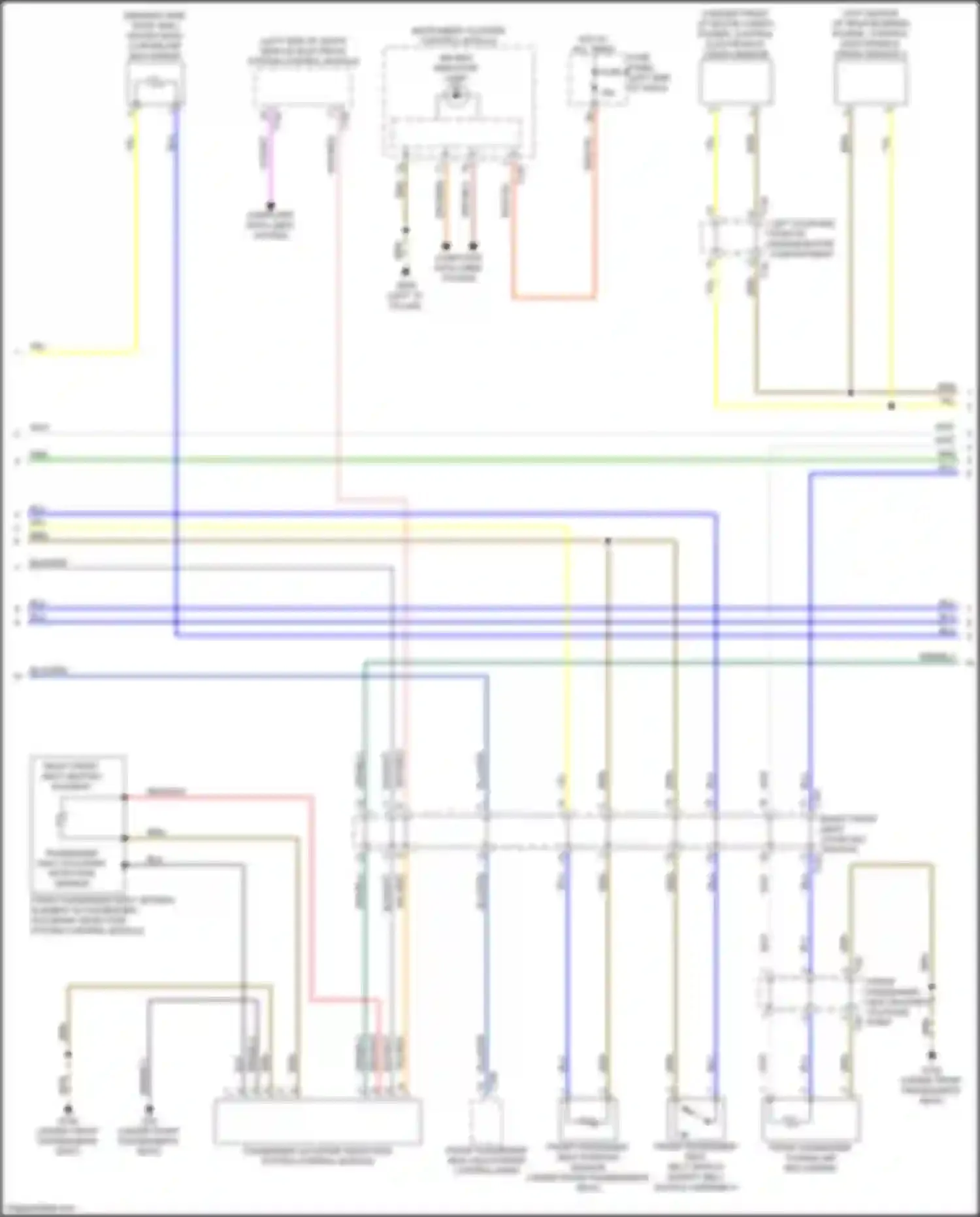 Wiring diagram yel/red for Audi e-tron GT I (2020-2024) (4 of 5)
