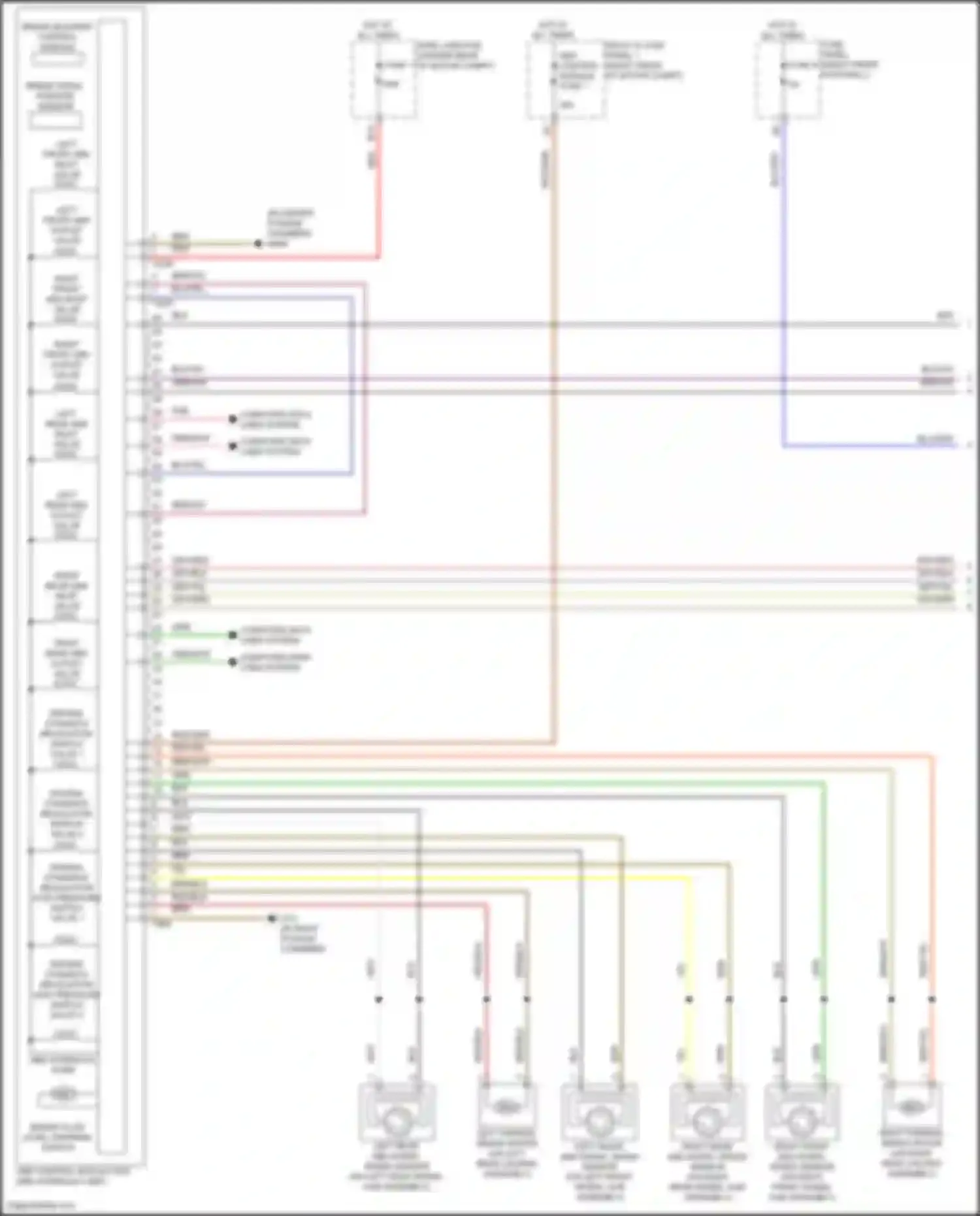 e-tron S Audi I (2020-2024): Anti-lock brakes circuit (1 of 2)