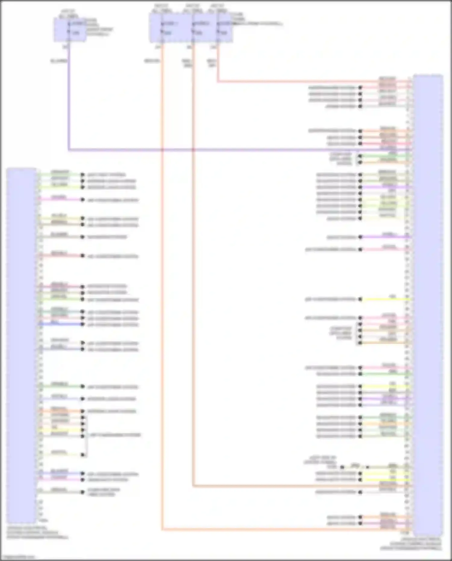e-tron S Audi I (2020-2024): Vehicle electrical system control module circuit (1 of 2)