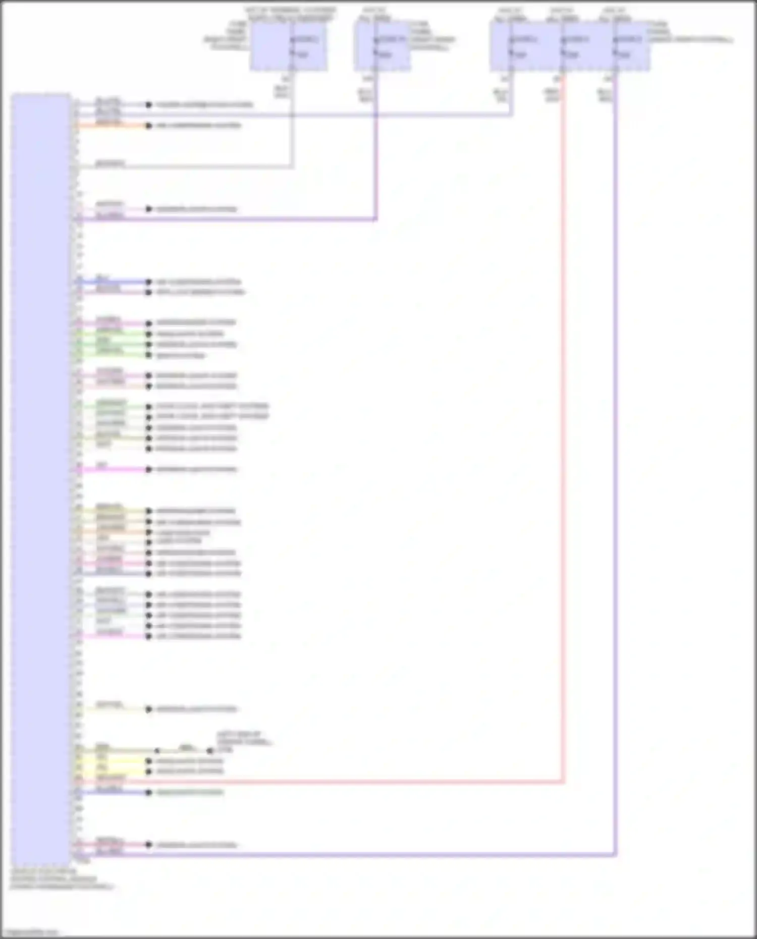 e-tron S Audi I (2020-2024): Vehicle electrical system control module circuit (2 of 2)