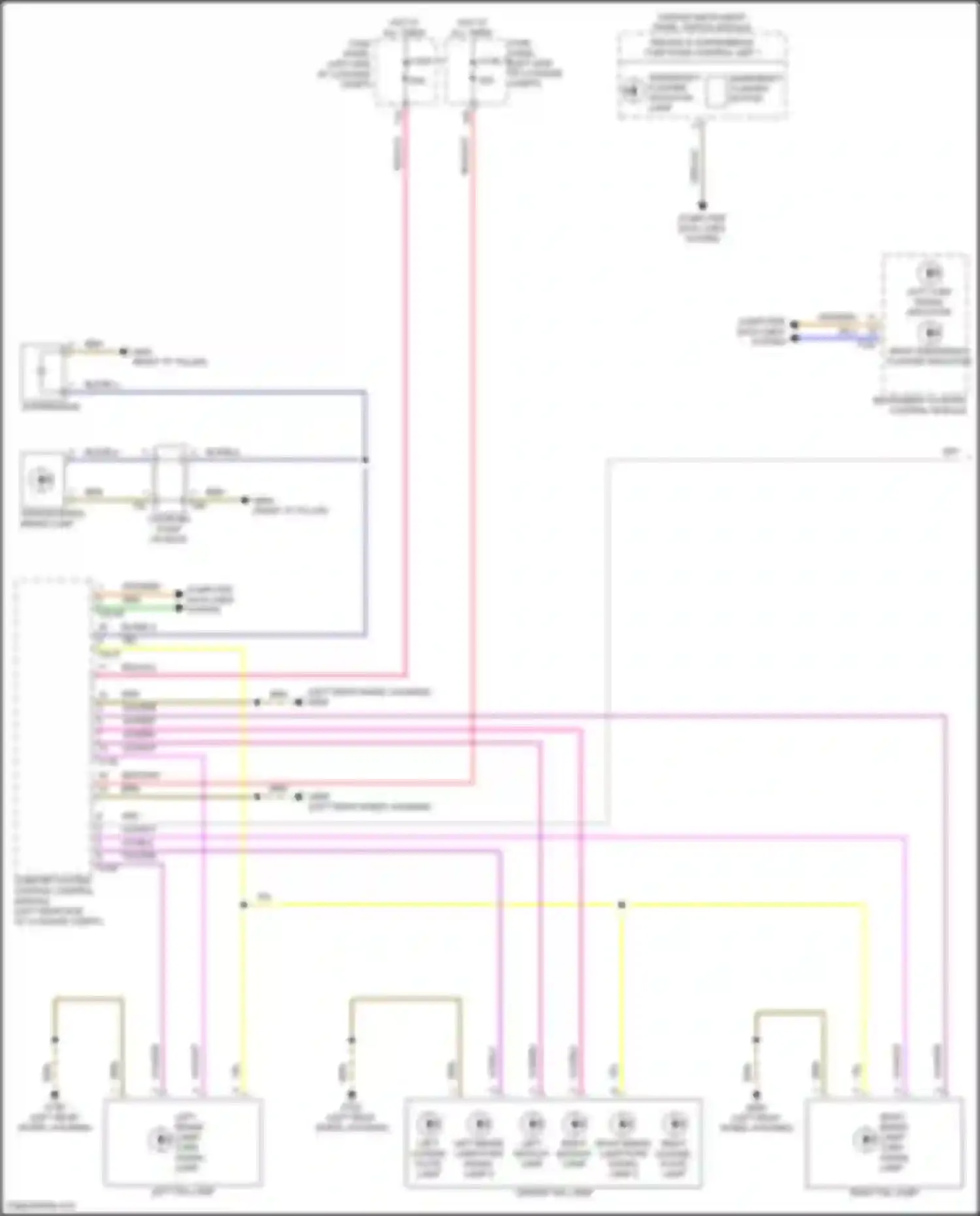 e-tron S Audi I (2020-2024): Exterior lamps circuit (1 of 3)