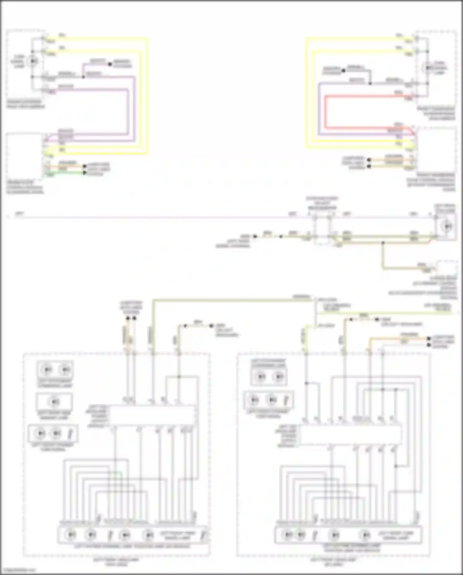 e-tron S Audi I (2020-2024): Exterior lamps circuit (2 of 3)