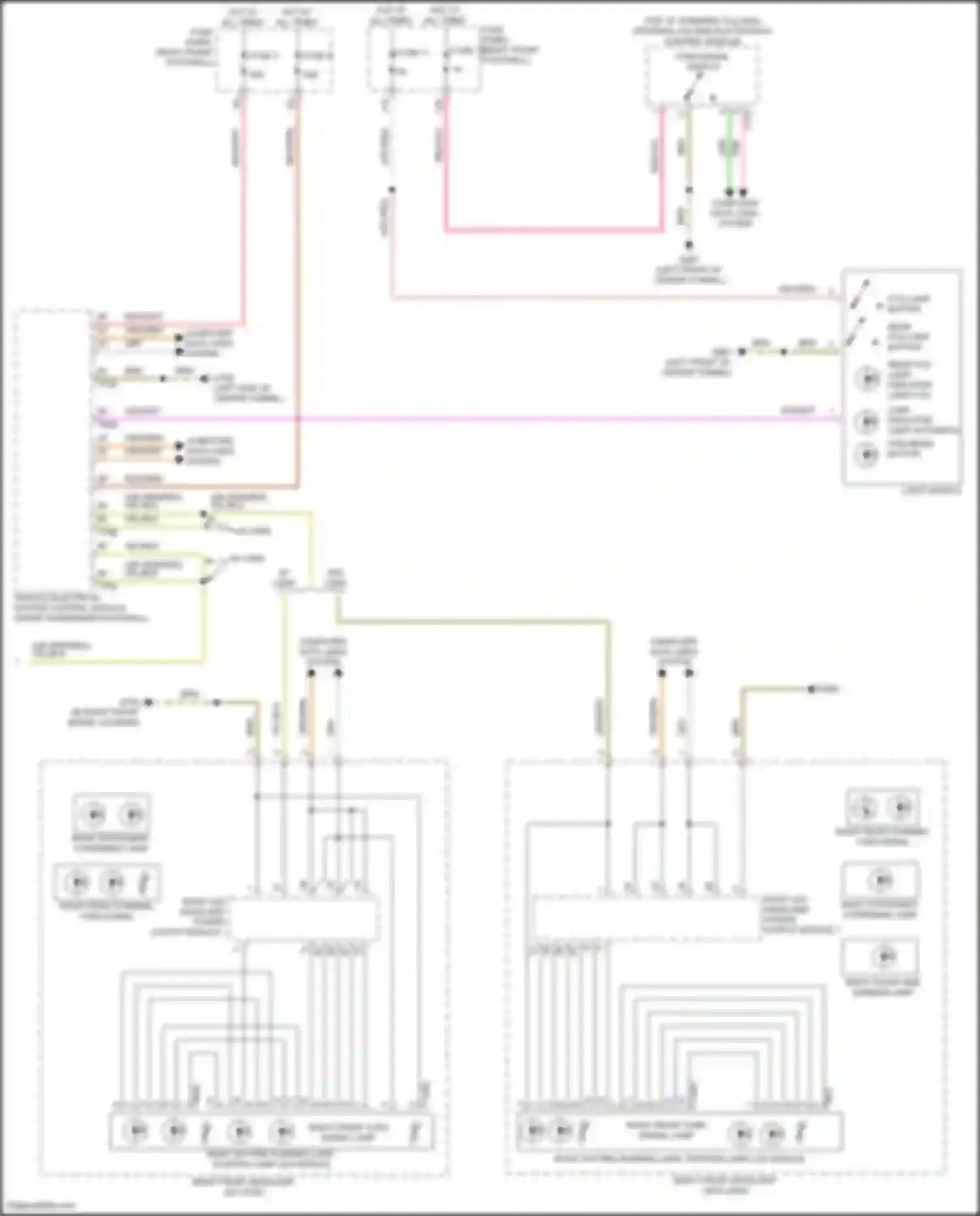 e-tron S Audi I (2020-2024): Exterior lamps circuit (3 of 3)