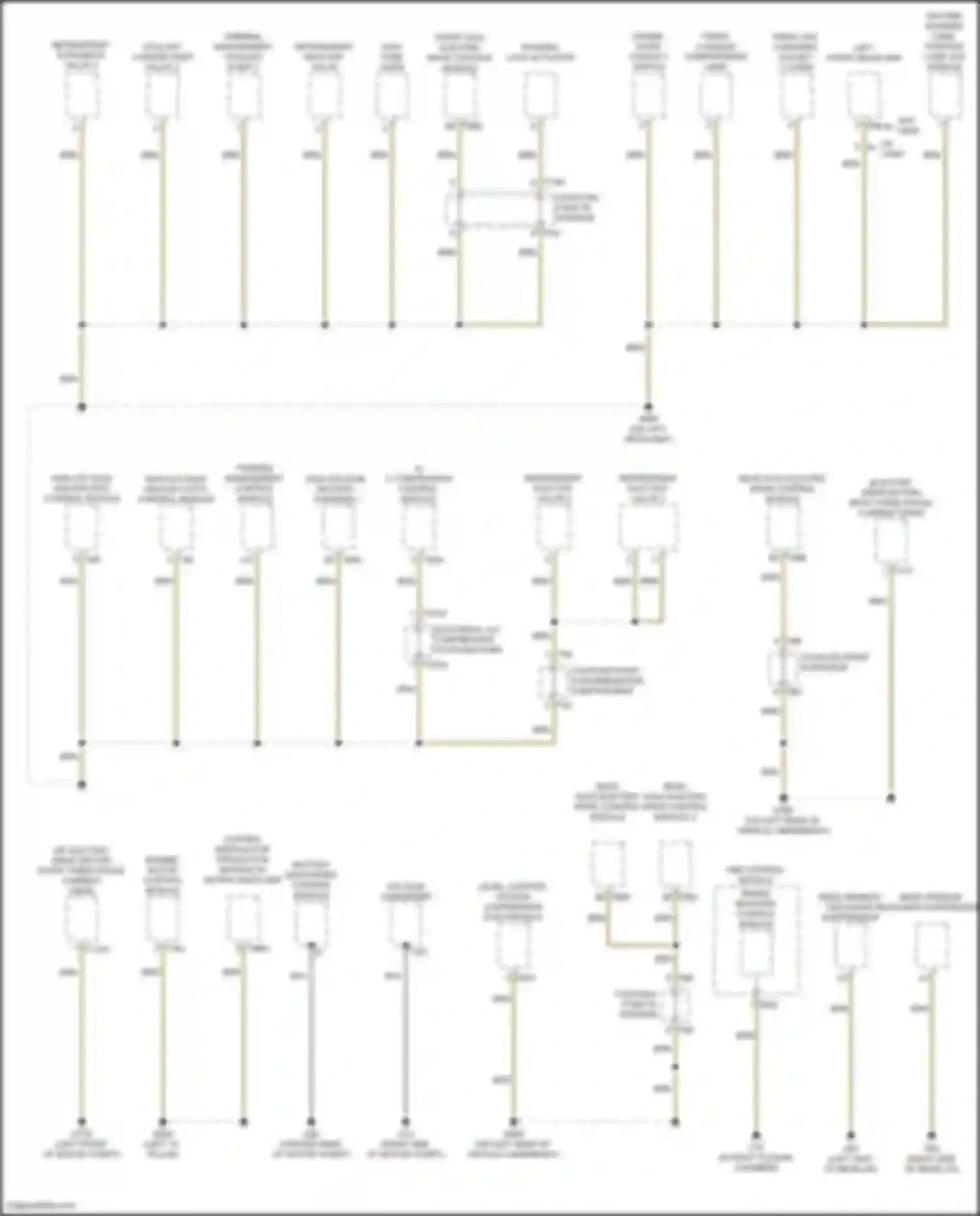 e-tron S Audi I (2020-2024): Ground distribution circuit (1 of 9)
