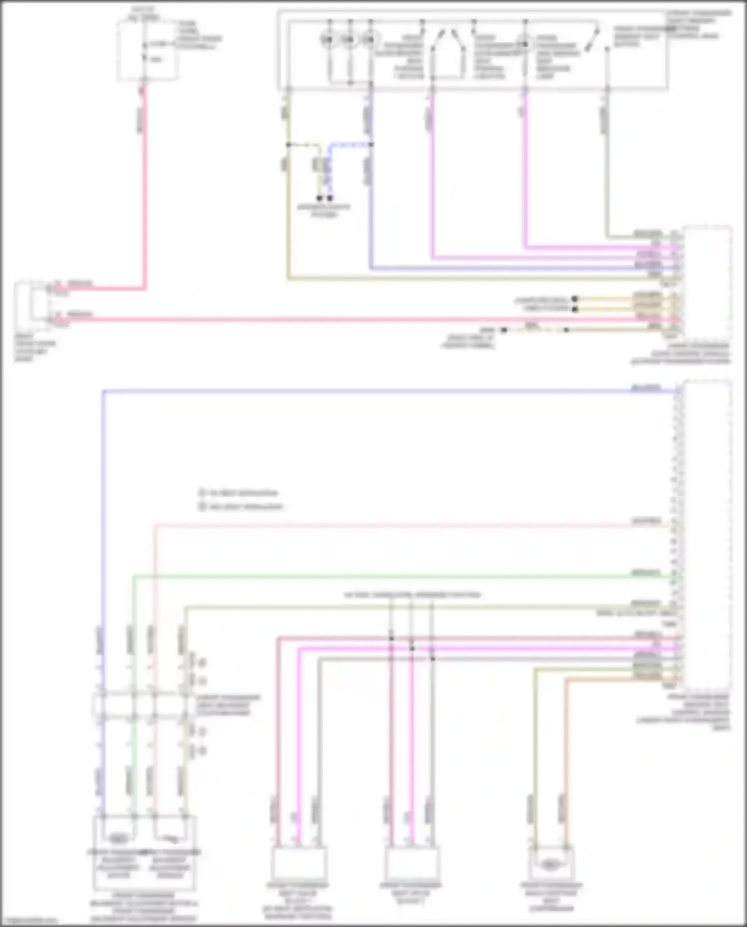 e-tron S Audi I (2020-2024): Passenger"s memory seat circuit (2 of 2)