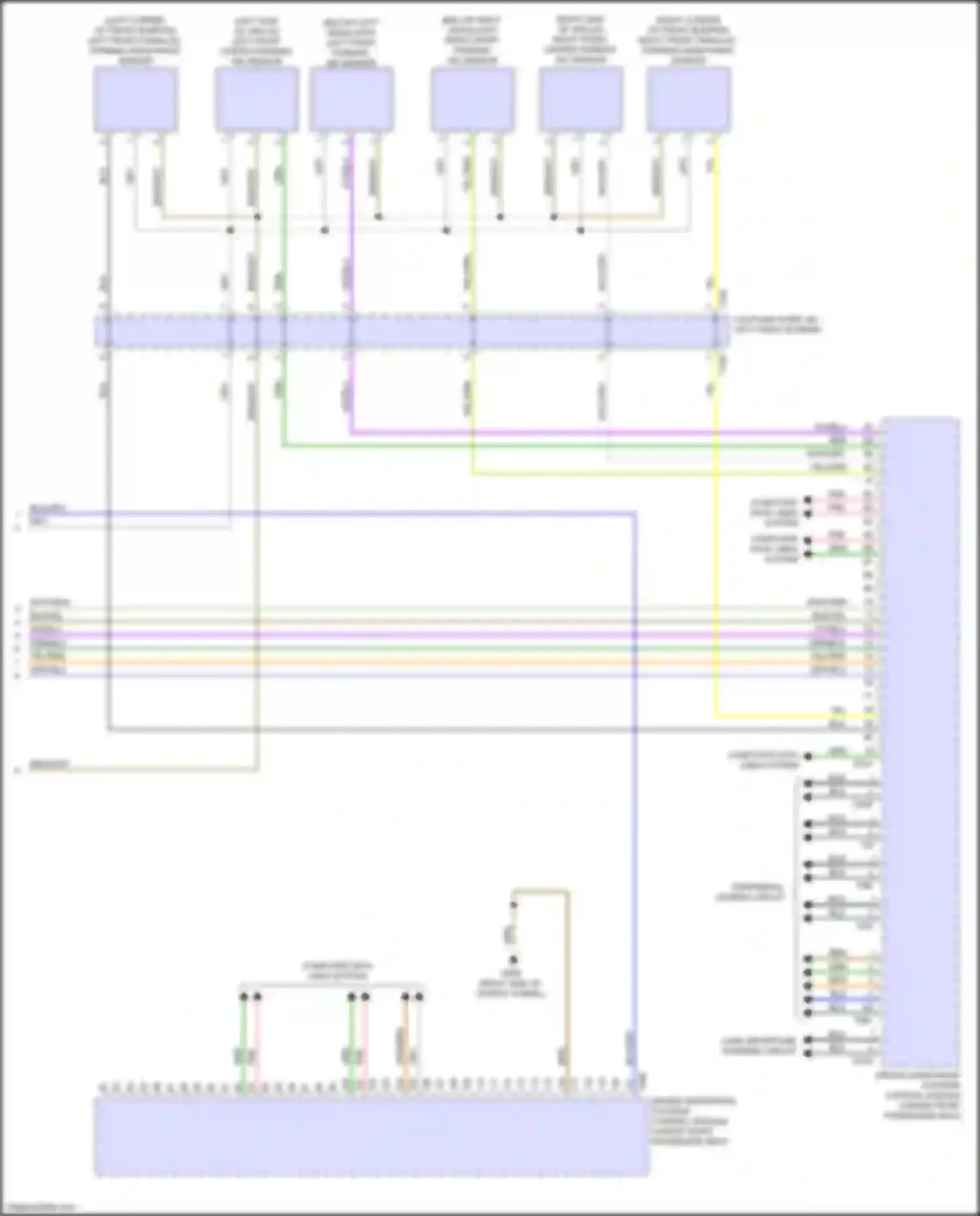 e-tron S Audi I (2020-2024): Parking assistant circuit, w/ parallel parking & driver assistance (2 of 2)