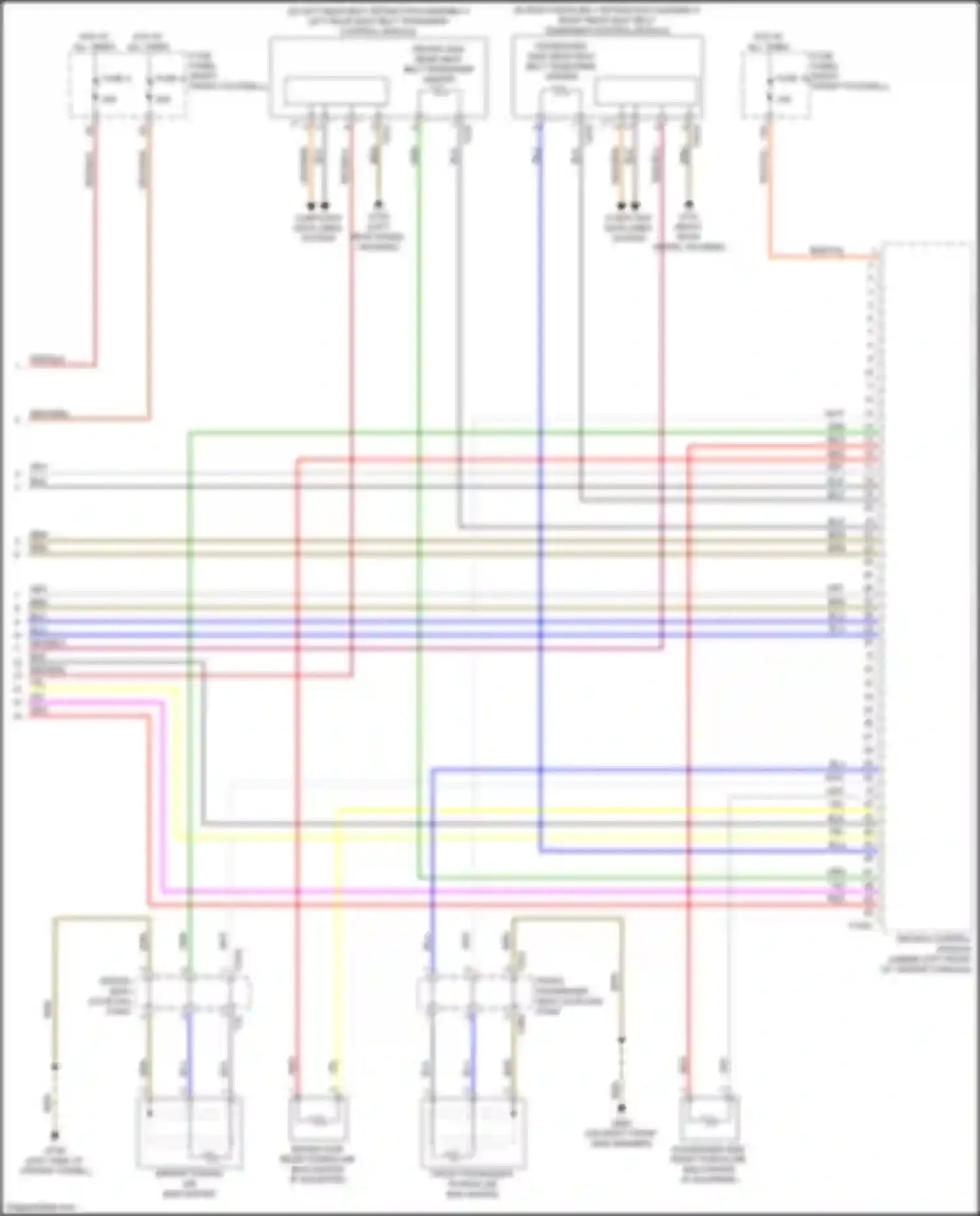 e-tron S Audi I (2020-2024): Supplemental restraints circuit (5 of 5)