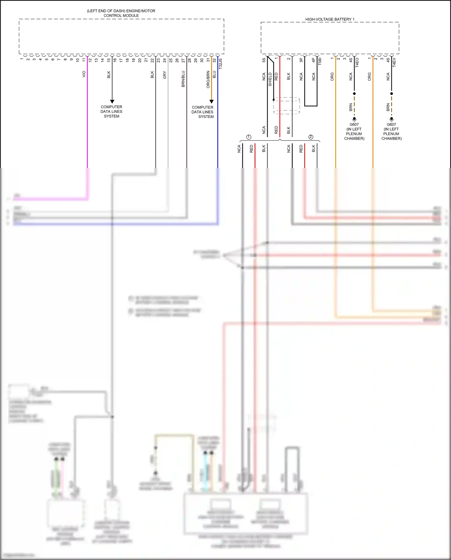 Audi e-tron S I (2020-2024) abs control module wiring diagram  (8 of 8)