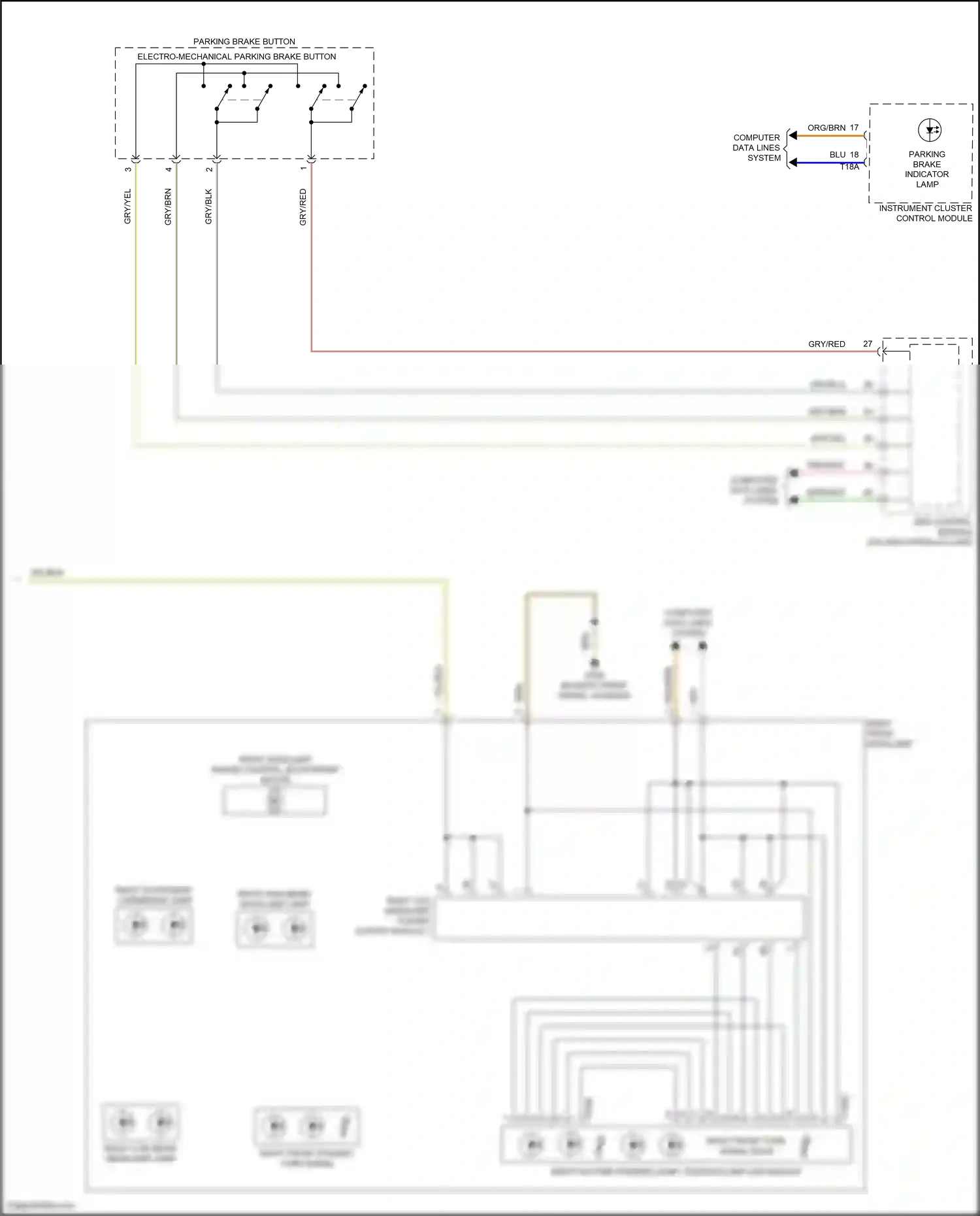 Audi e-tron S I (2020-2024) abs control module wiring diagram  (4 of 8)