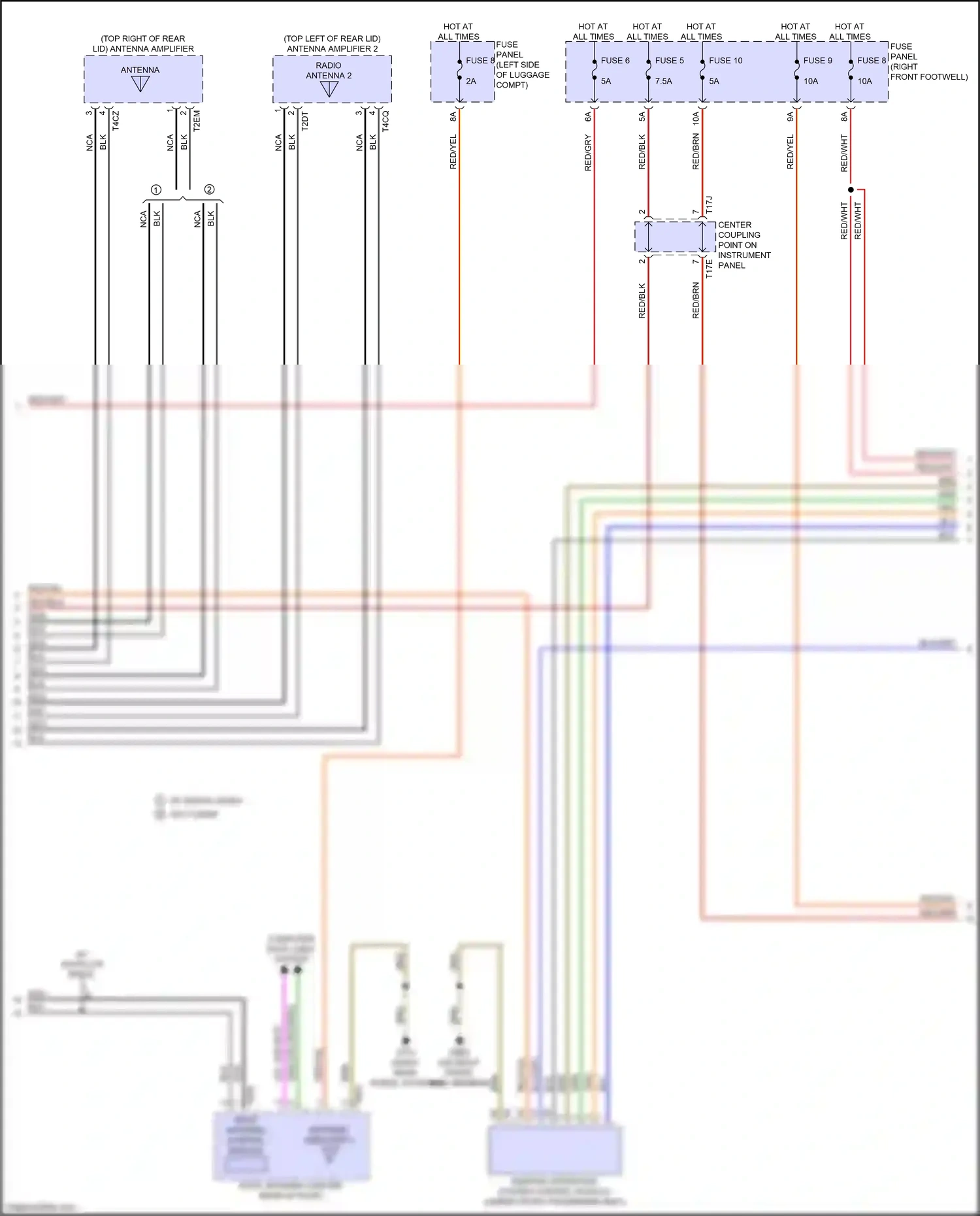 Audi e-tron S I (2020-2024) android operating system control module wiring diagram  (2 of 6)