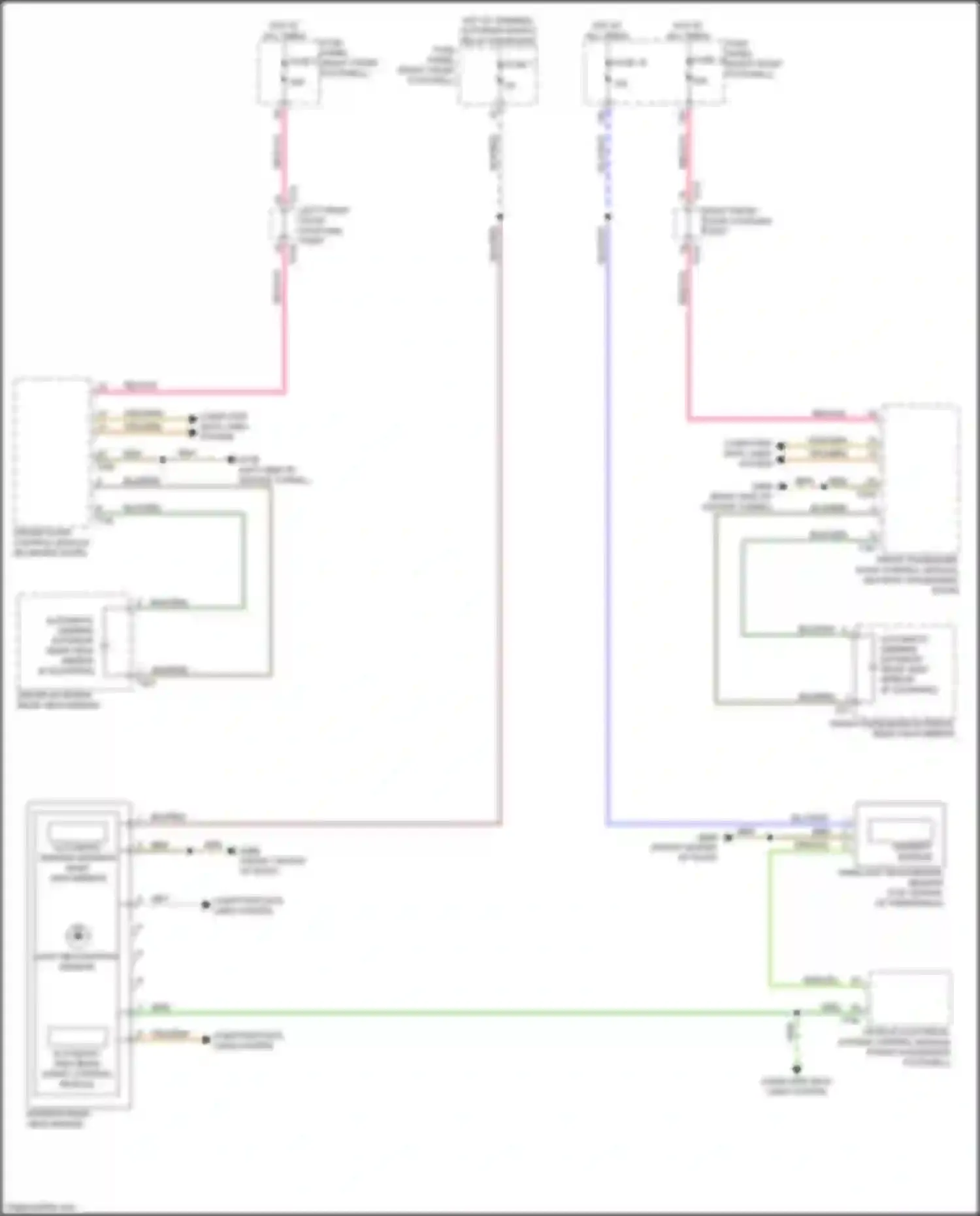 Wiring diagram automatic high beam assist control module for Audi e-tron S I (2020-2024) (3 of 3)
