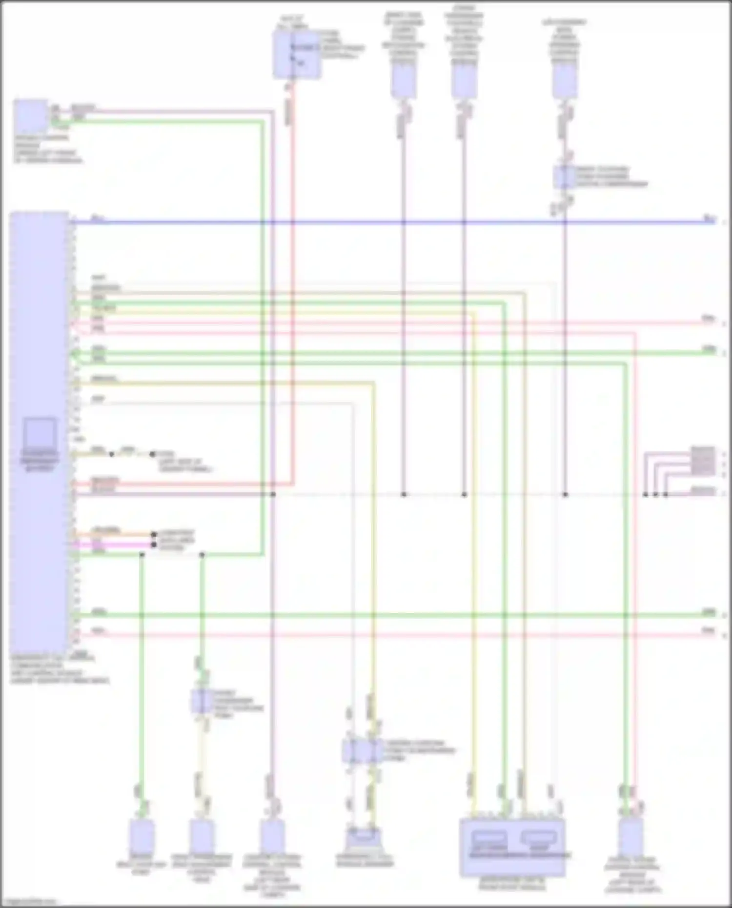 Wiring diagram blk/vio for Audi e-tron S I (2020-2024) (3 of 22)